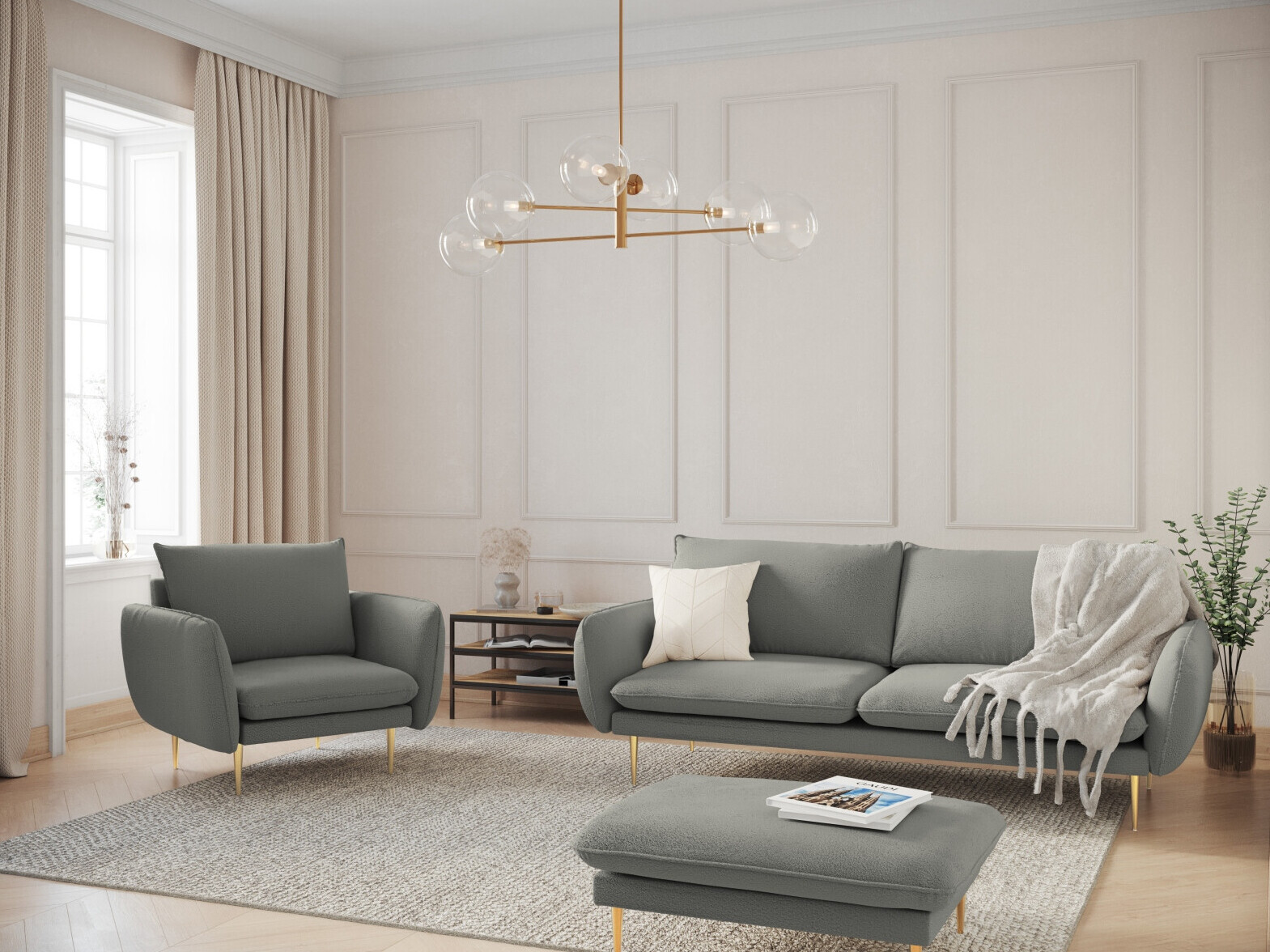 Sofa Ferlevi 128 (Ascot Taupe)