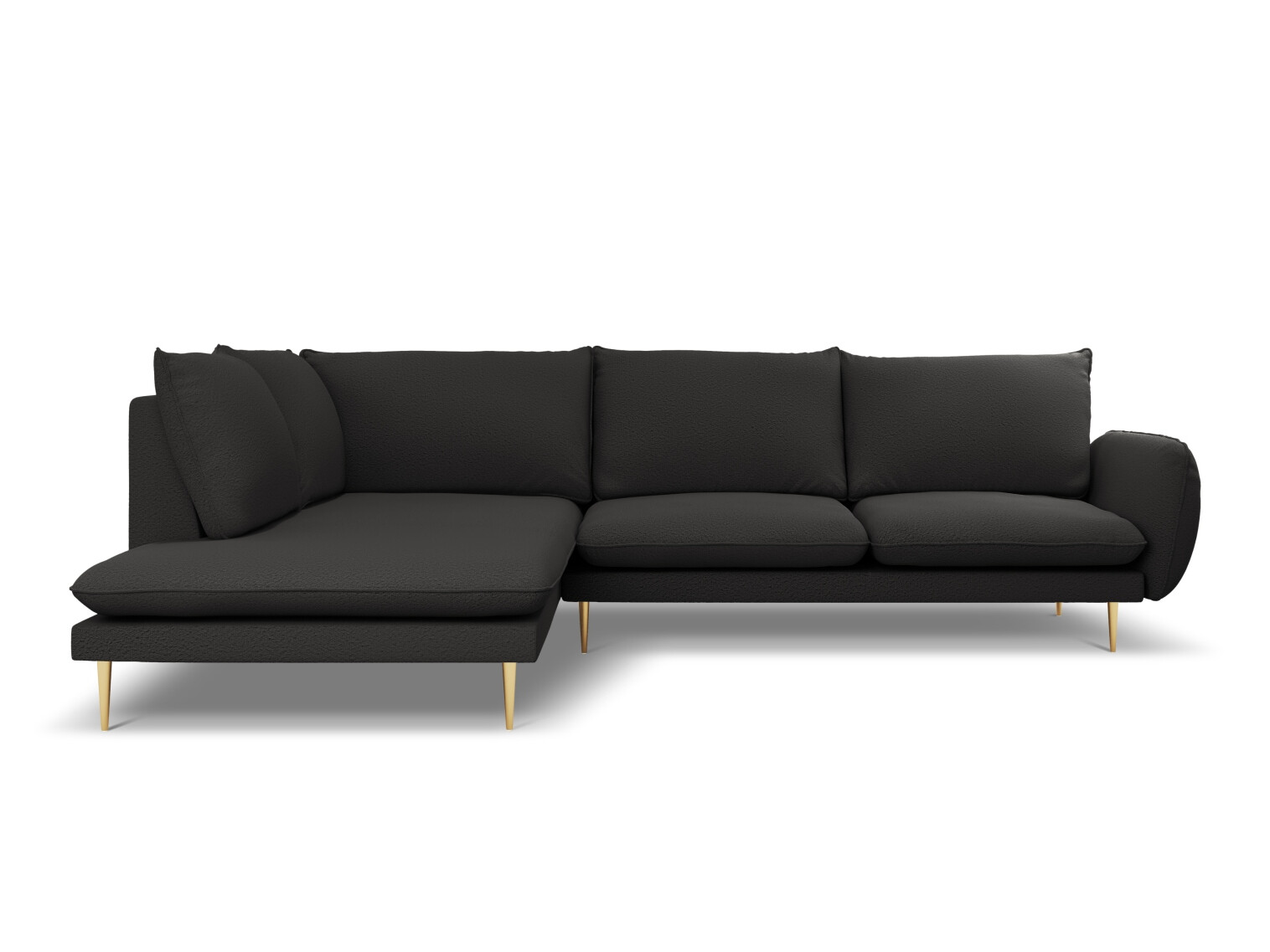 Ecksofa Ferlevi 130 (Ascot Black)