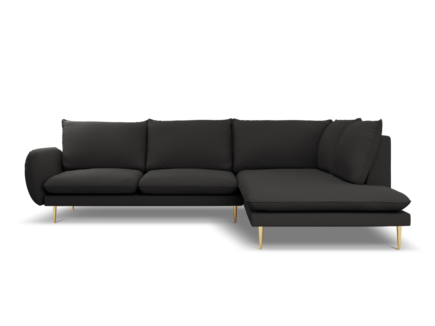 Ecksofa Ferlevi 130 (Ascot Black)