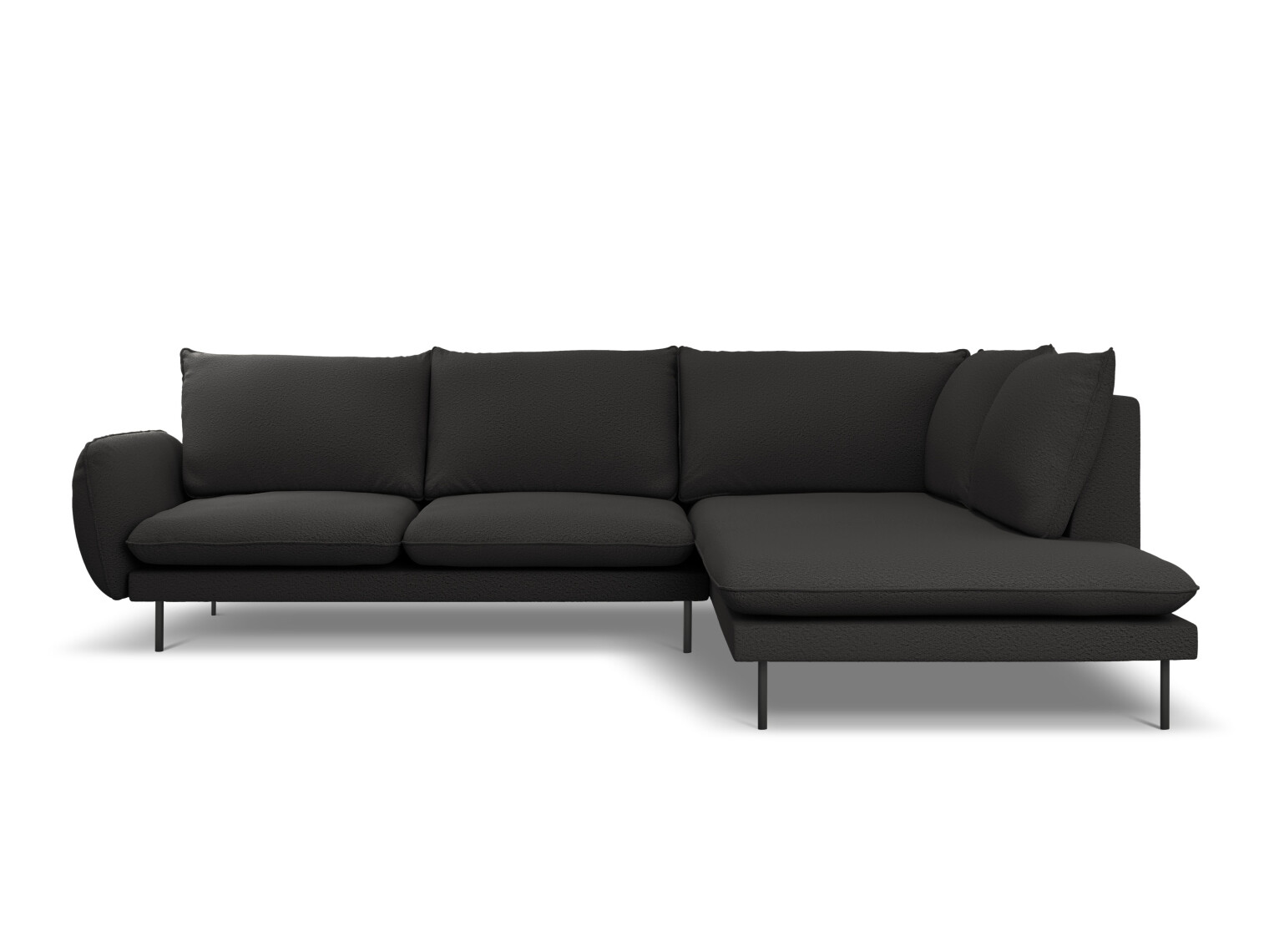 Ecksofa Ferlevi 130 (Ascot Black)