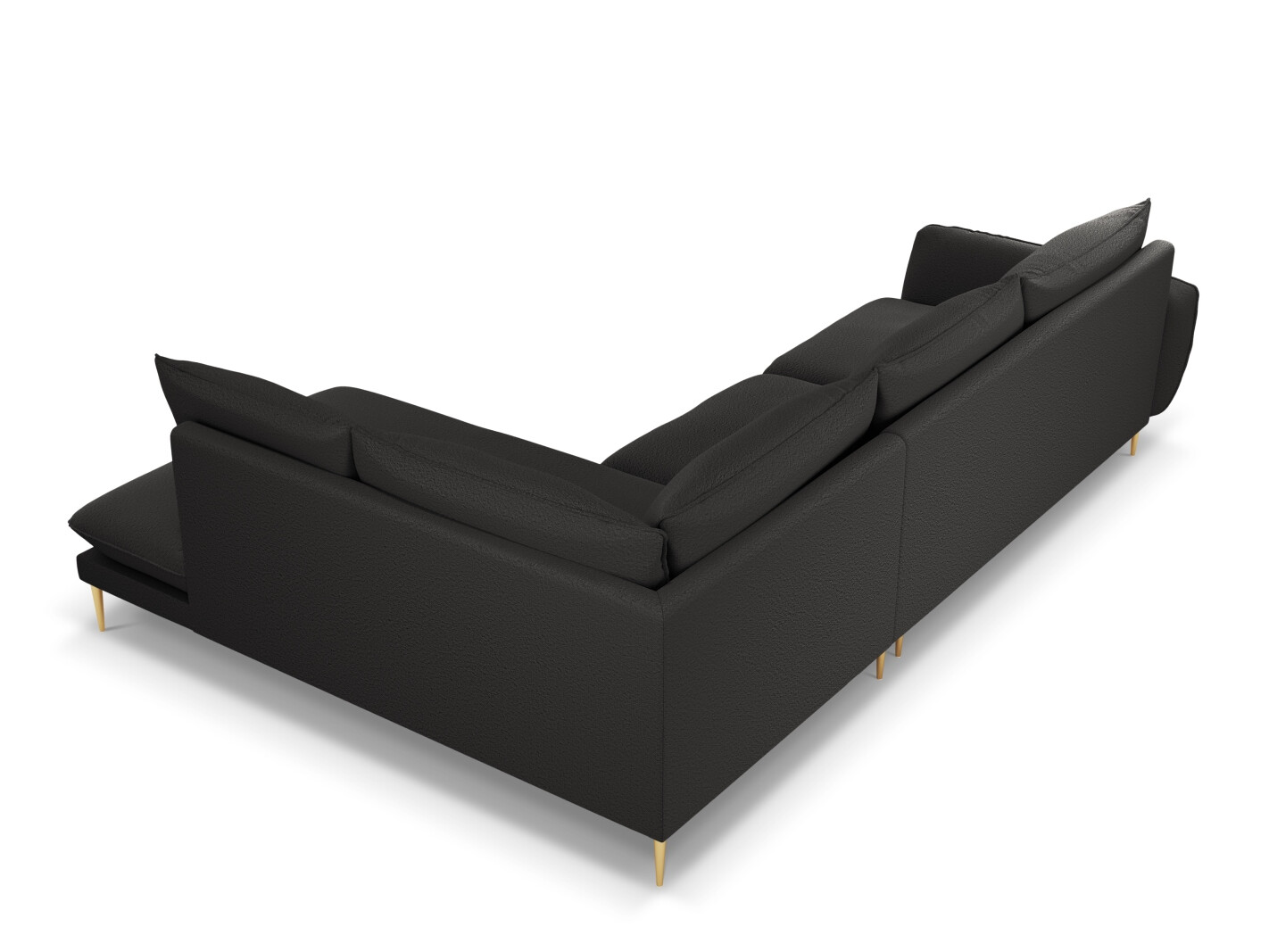 Ecksofa Ferlevi 130 (Ascot Black)