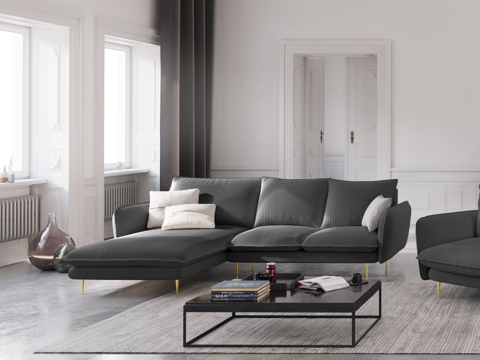 Ecksofa Ferlevi 131 (Positano 95)