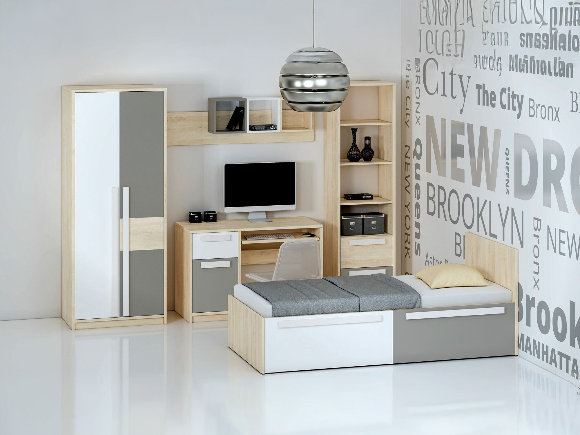Kleiderschrank Tivruve 102