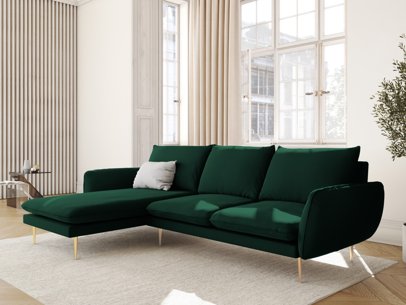 Ecksofa Ferlevi 113 (Bluvel 78)