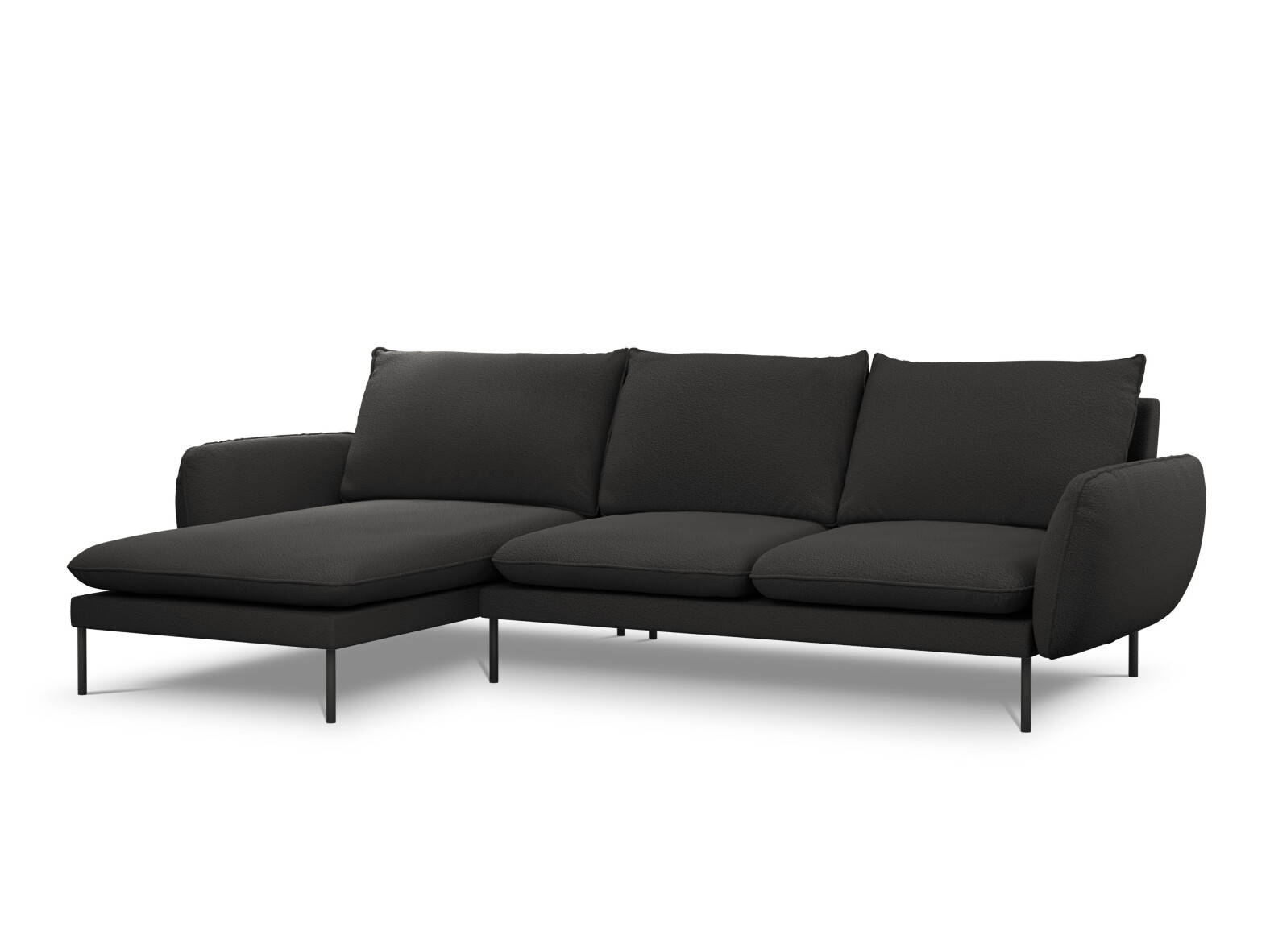 Ecksofa Ferlevi 131 (Ascot Black)