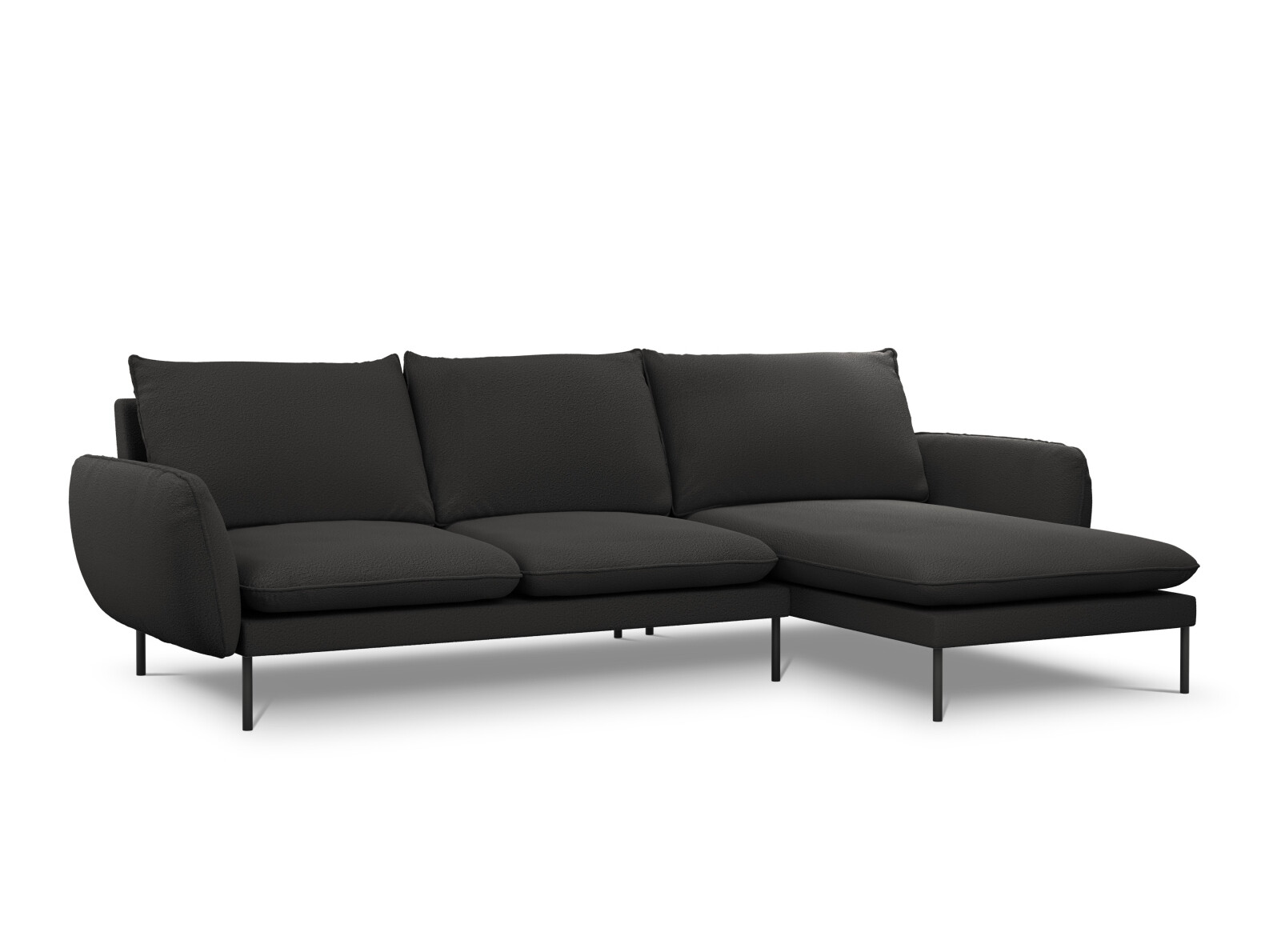 Ecksofa Ferlevi 131 (Ascot Black)