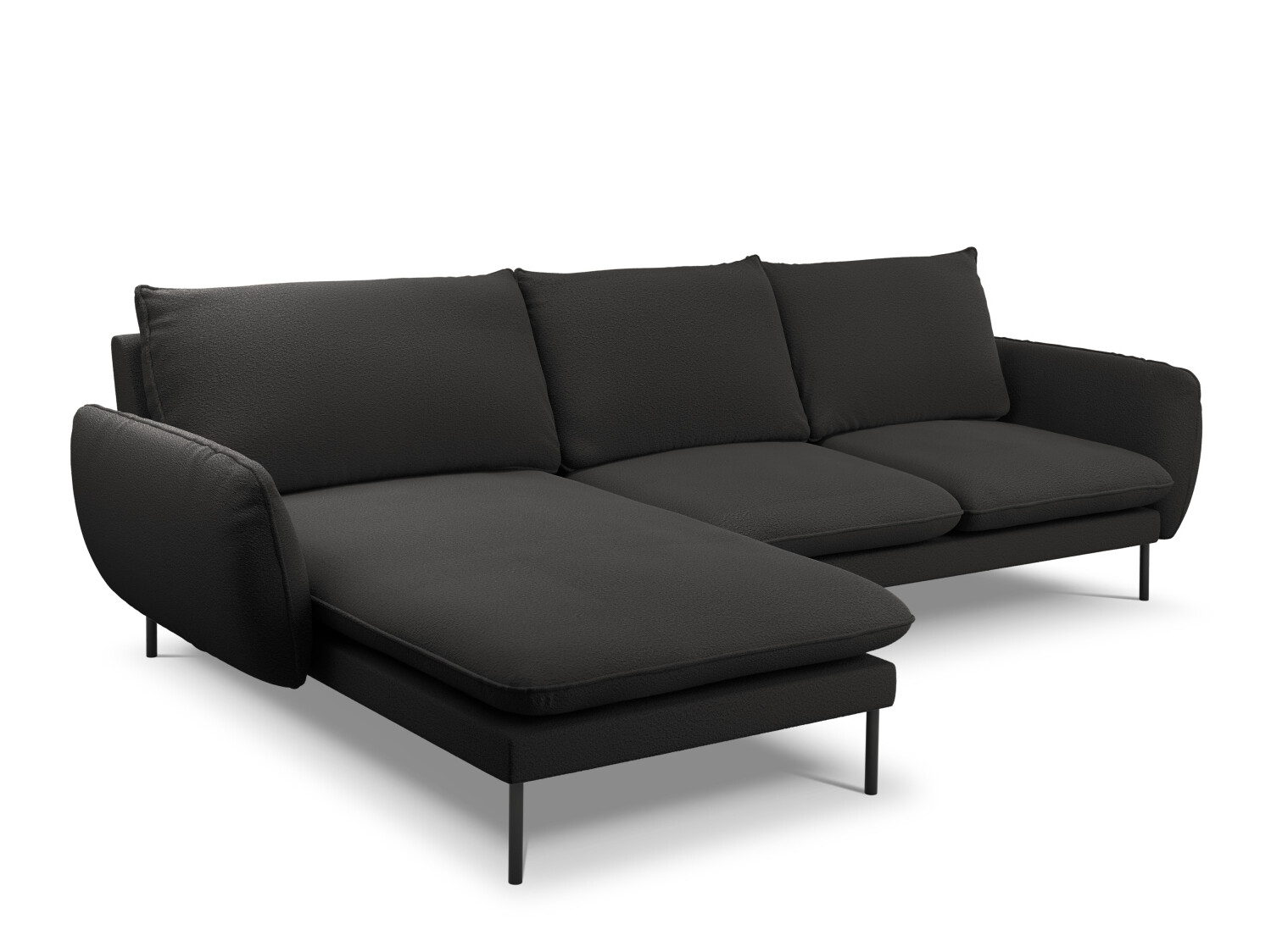 Ecksofa Ferlevi 131 (Ascot Black)