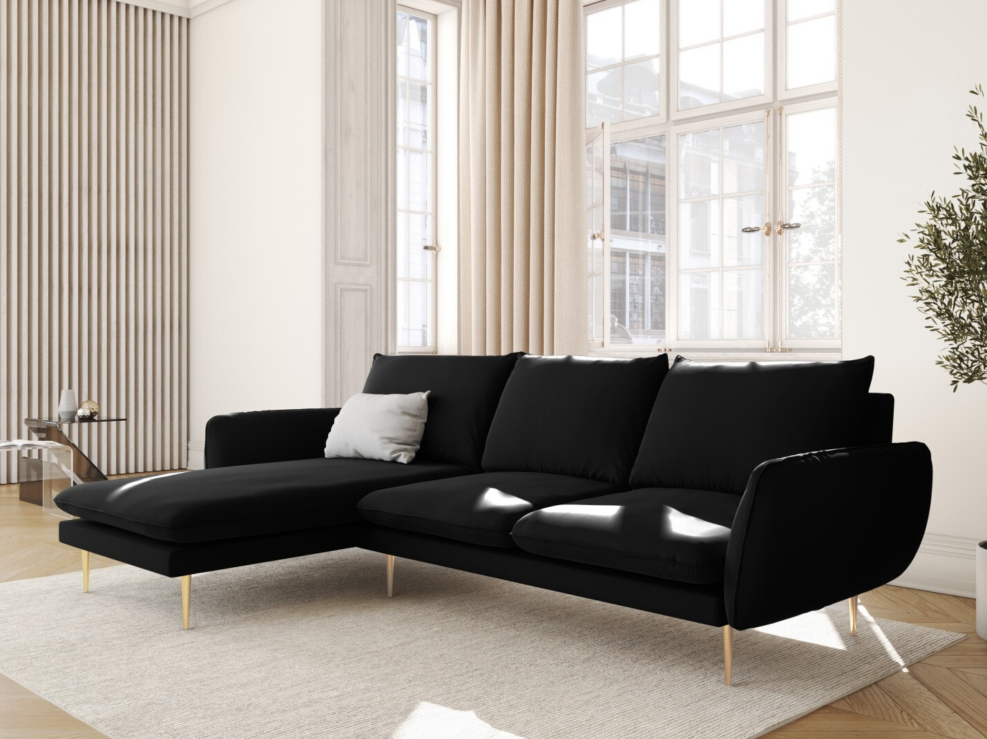 Ecksofa Ferlevi 131 (Bluvel 19)