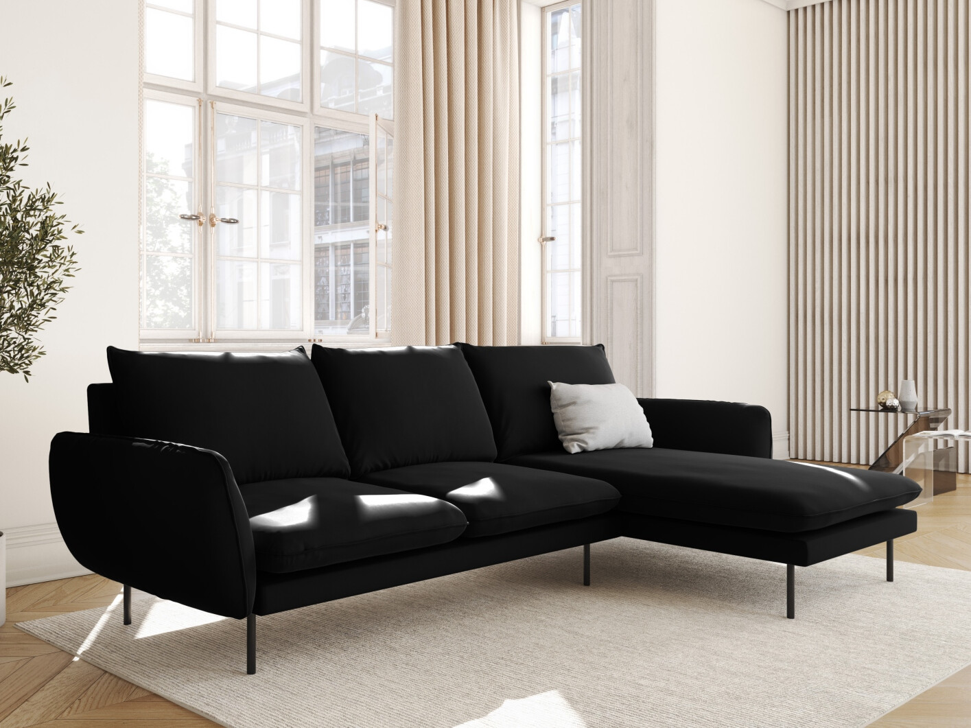 Ecksofa Ferlevi 131 (Bluvel 19)
