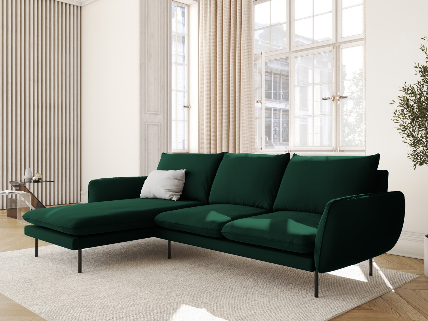 Ecksofa Ferlevi 131 (Bluvel 78)