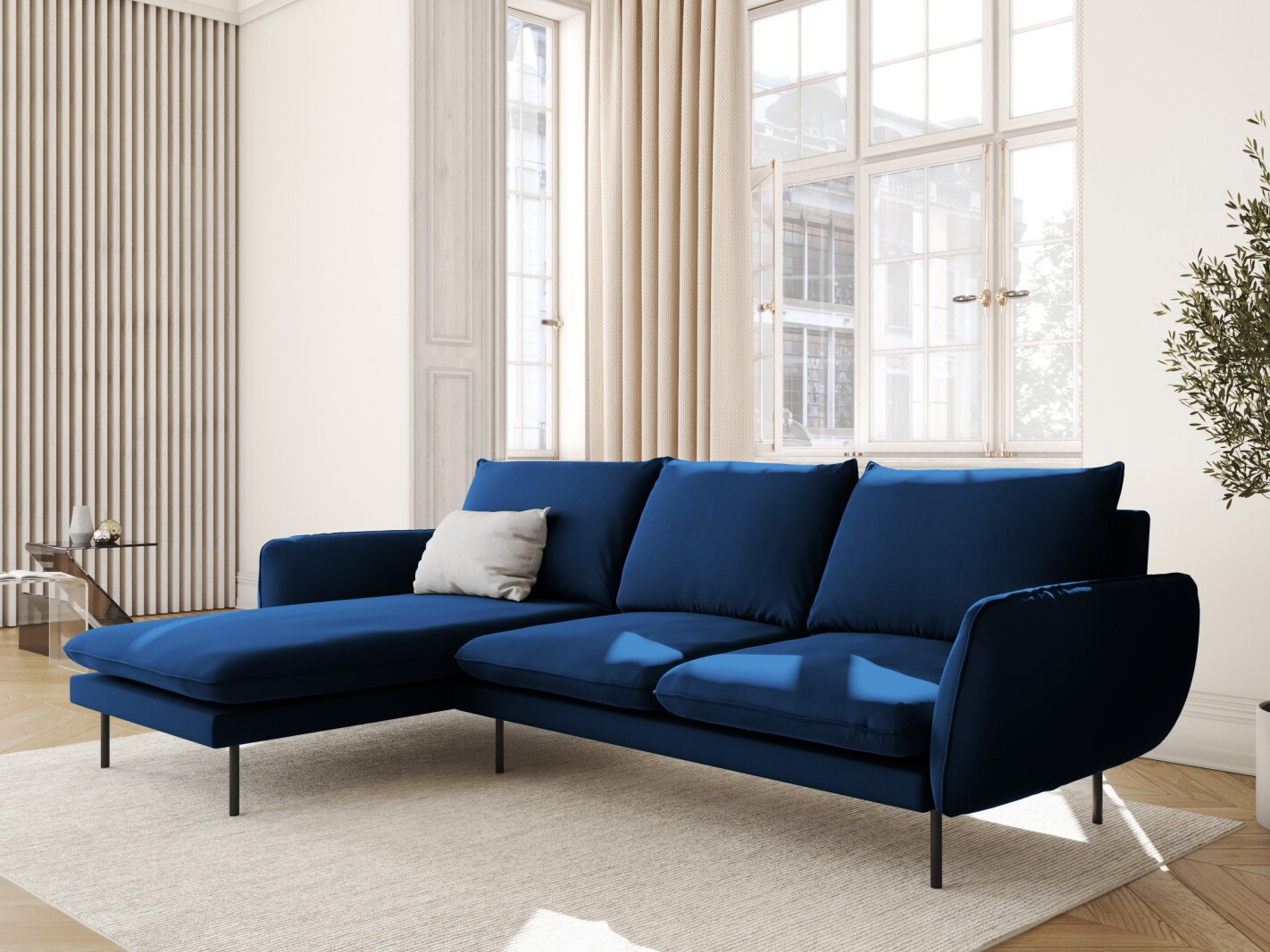 Ecksofa Ferlevi 131 (Bluvel 86)