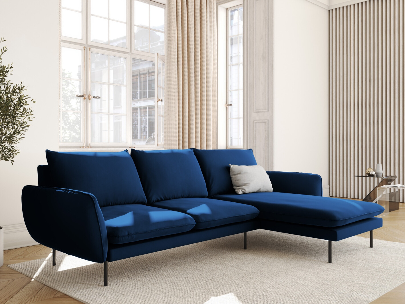 Ecksofa Ferlevi 131 (Bluvel 86)