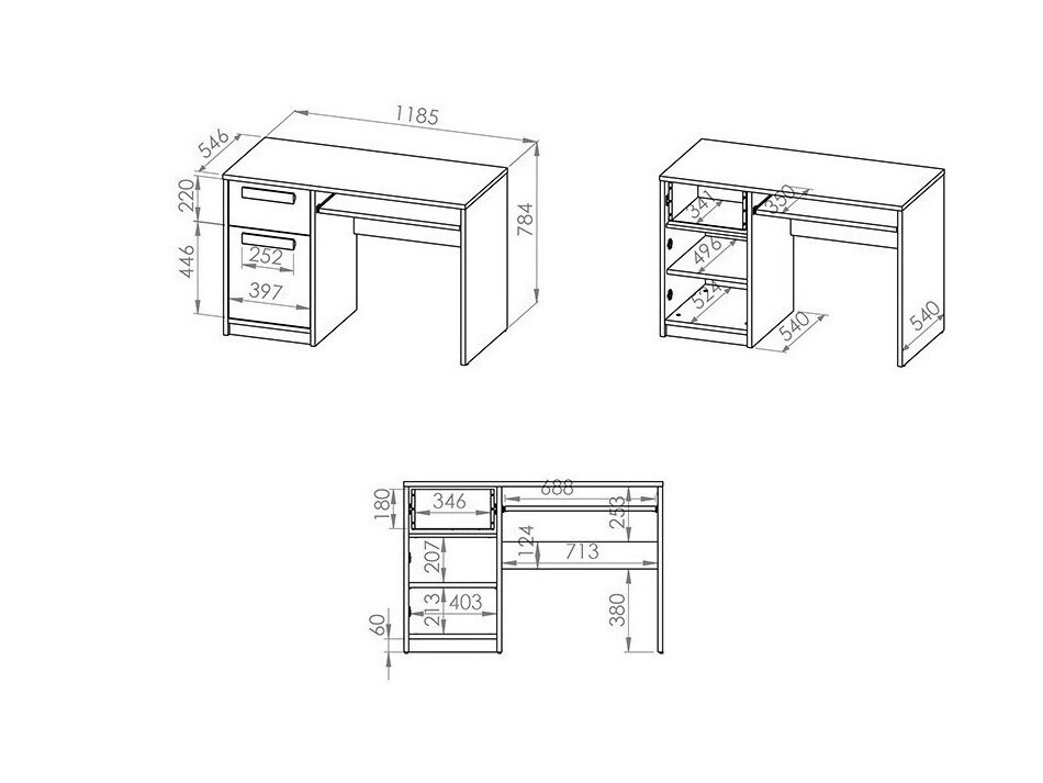 Kinderzimmer-Set Tivruve 115