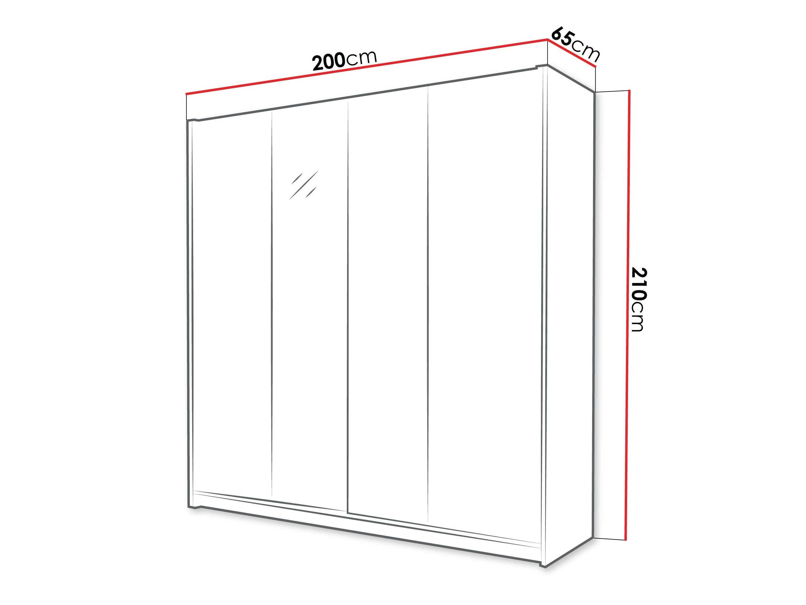 Kleiderschrank Honolulu 128 (Wotan Eiche)