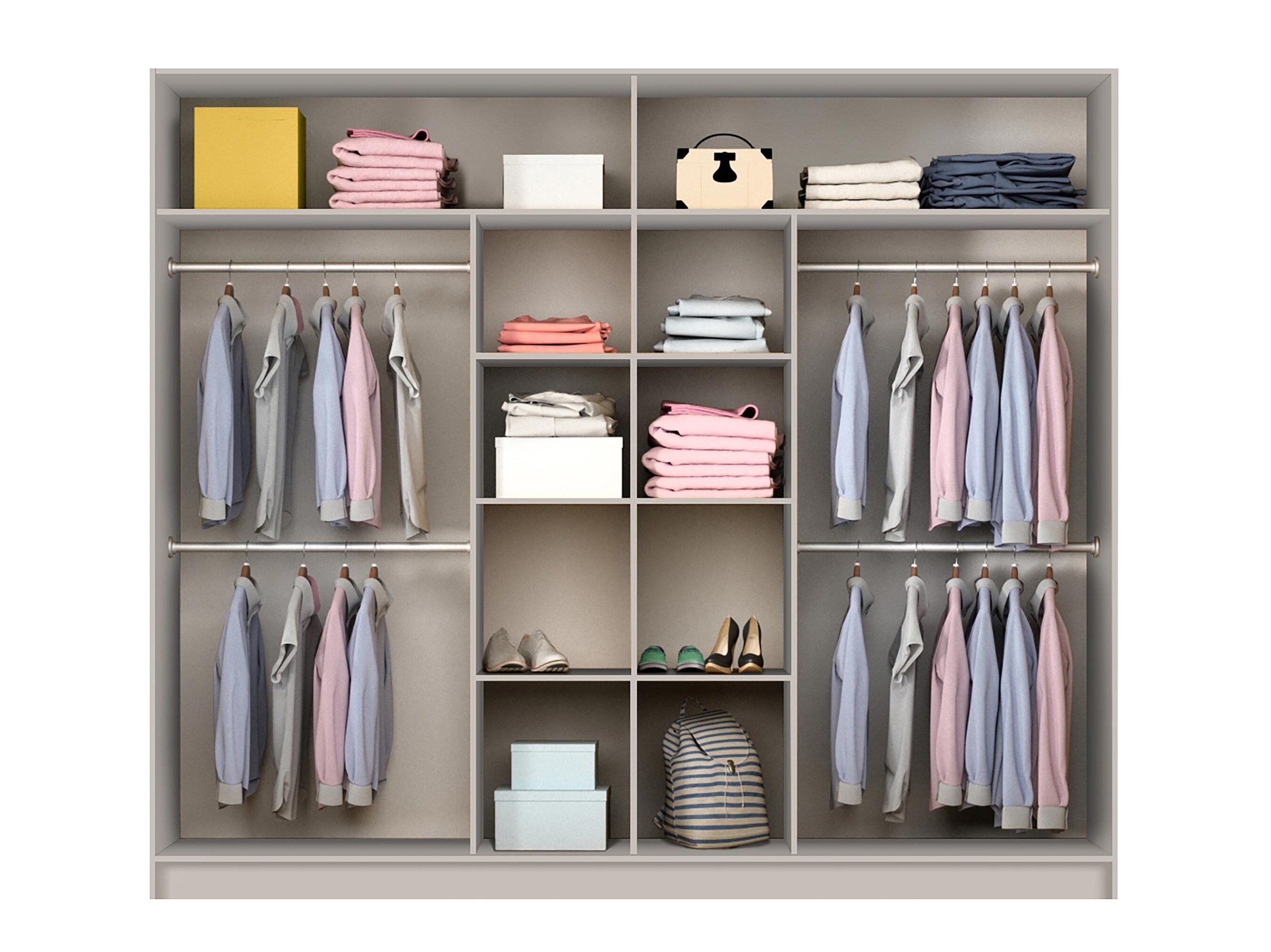 Kleiderschrank Honolulu 129 (Weiss)