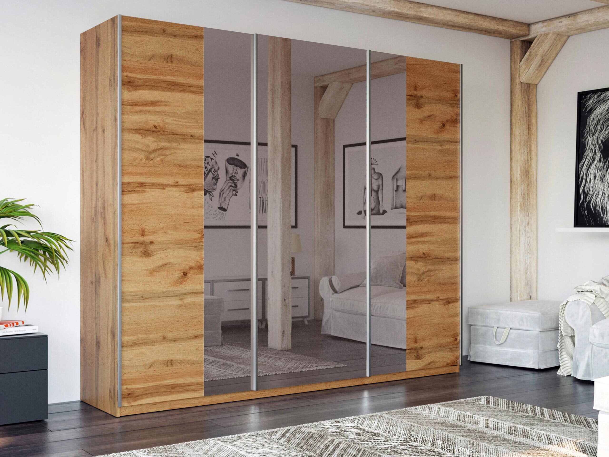 Kleiderschrank Honolulu 129 (Wotan Eiche)