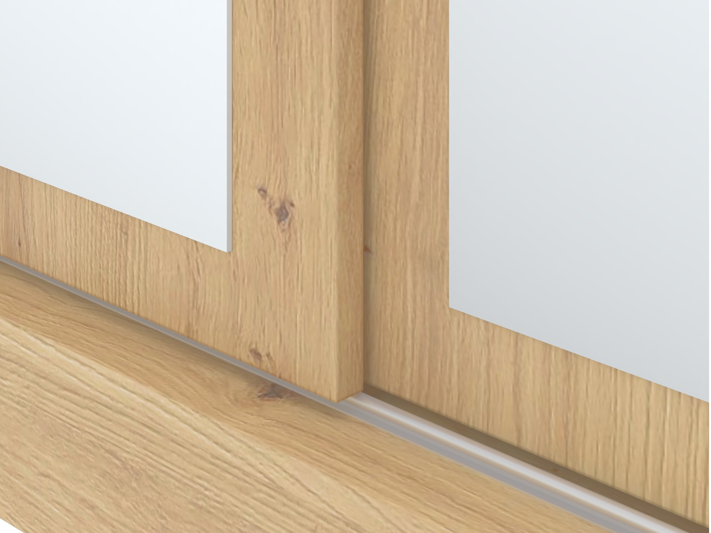 Kleiderschrank Bristol 243 (Artisan Eichenholzoptik)