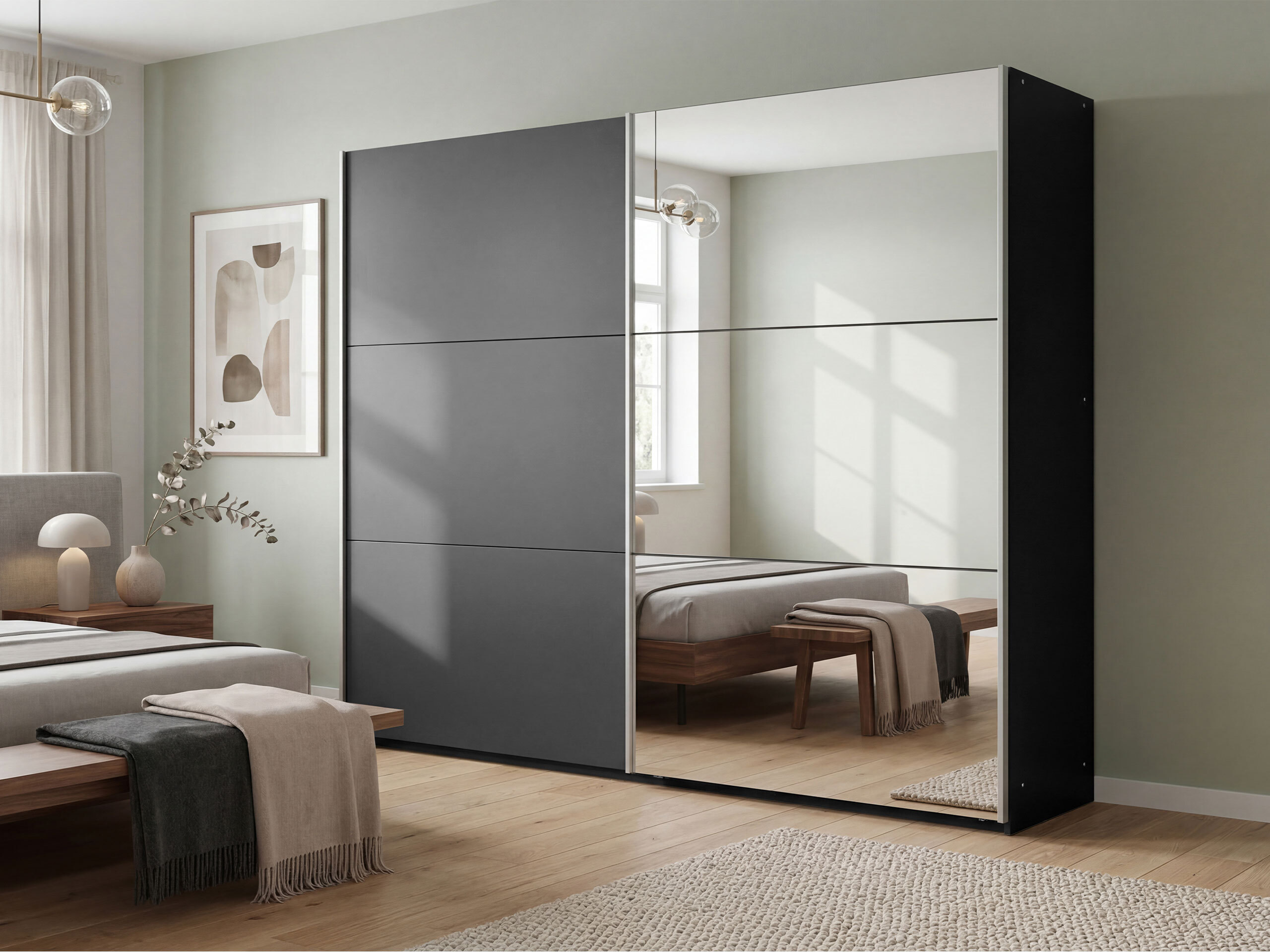 Kleiderschrank Honolulu 126 (Graphit)