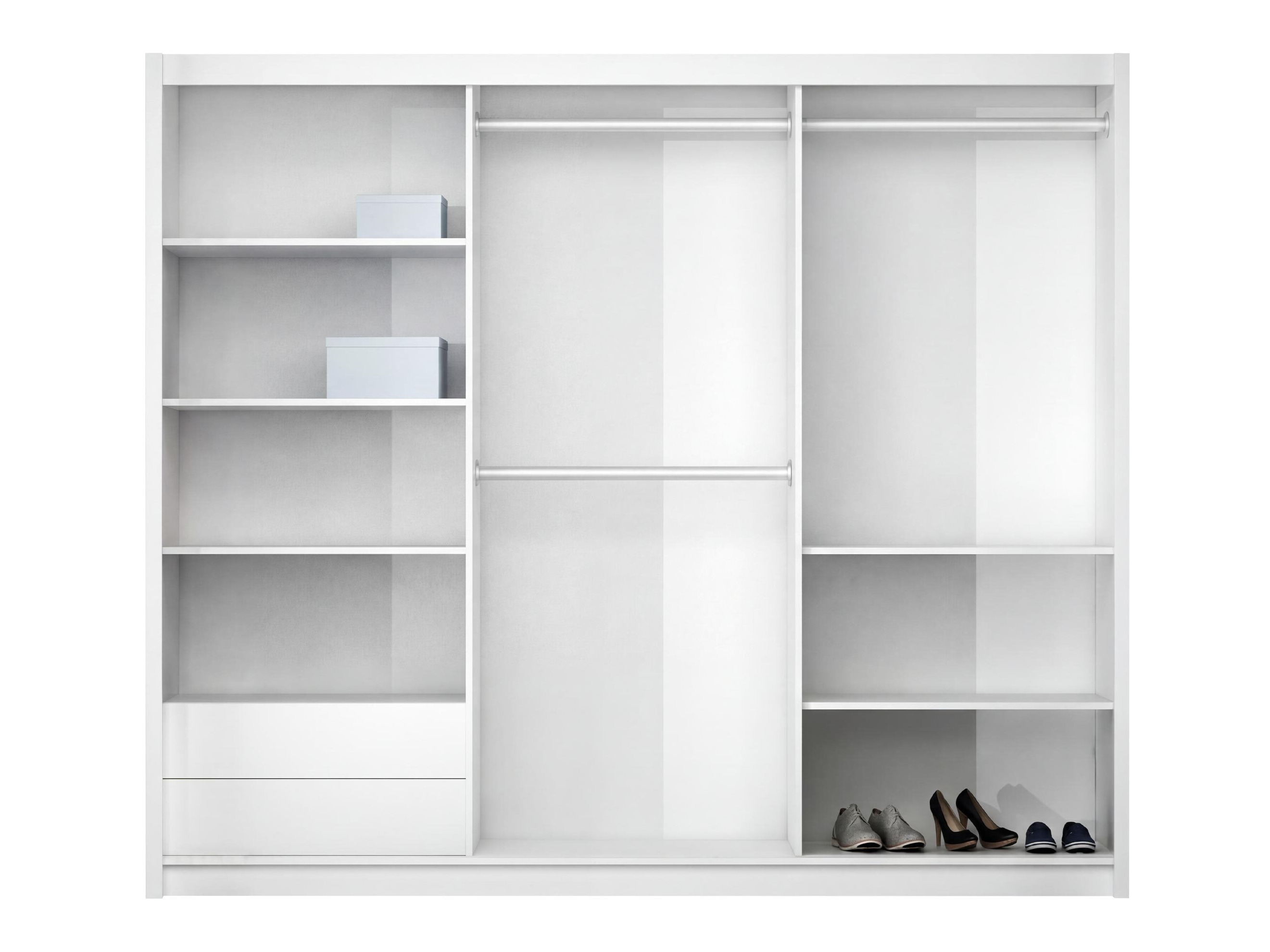 Kleiderschrank Honolulu 126 (Graphit)