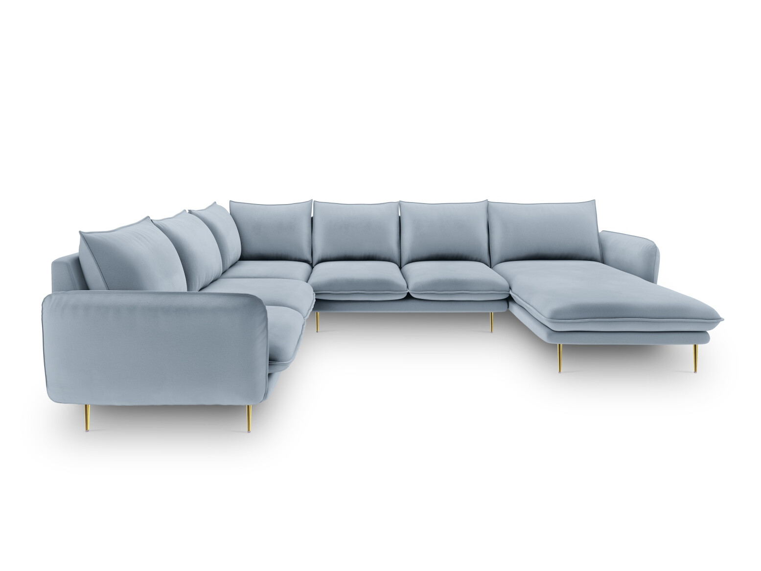 Ecksofa Ferlevi 135 (Bluvel 06)