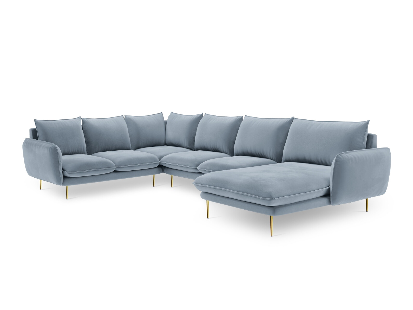 Ecksofa Ferlevi 135 (Bluvel 06)