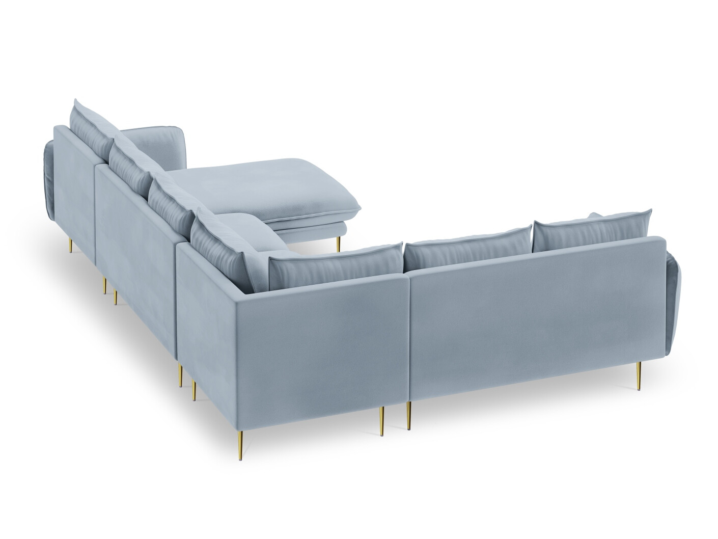 Ecksofa Ferlevi 135 (Bluvel 06)