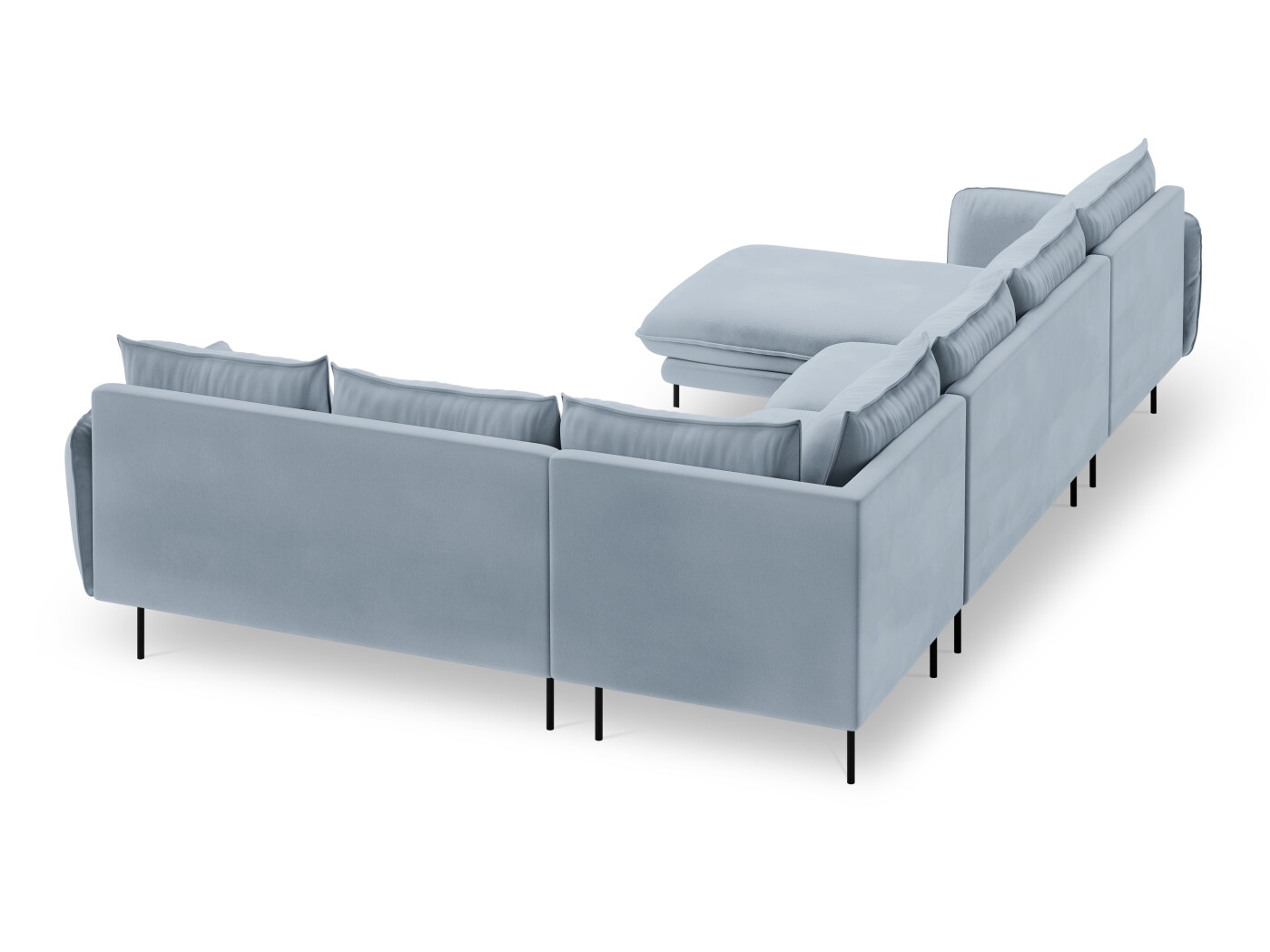 Ecksofa Ferlevi 135 (Bluvel 06)