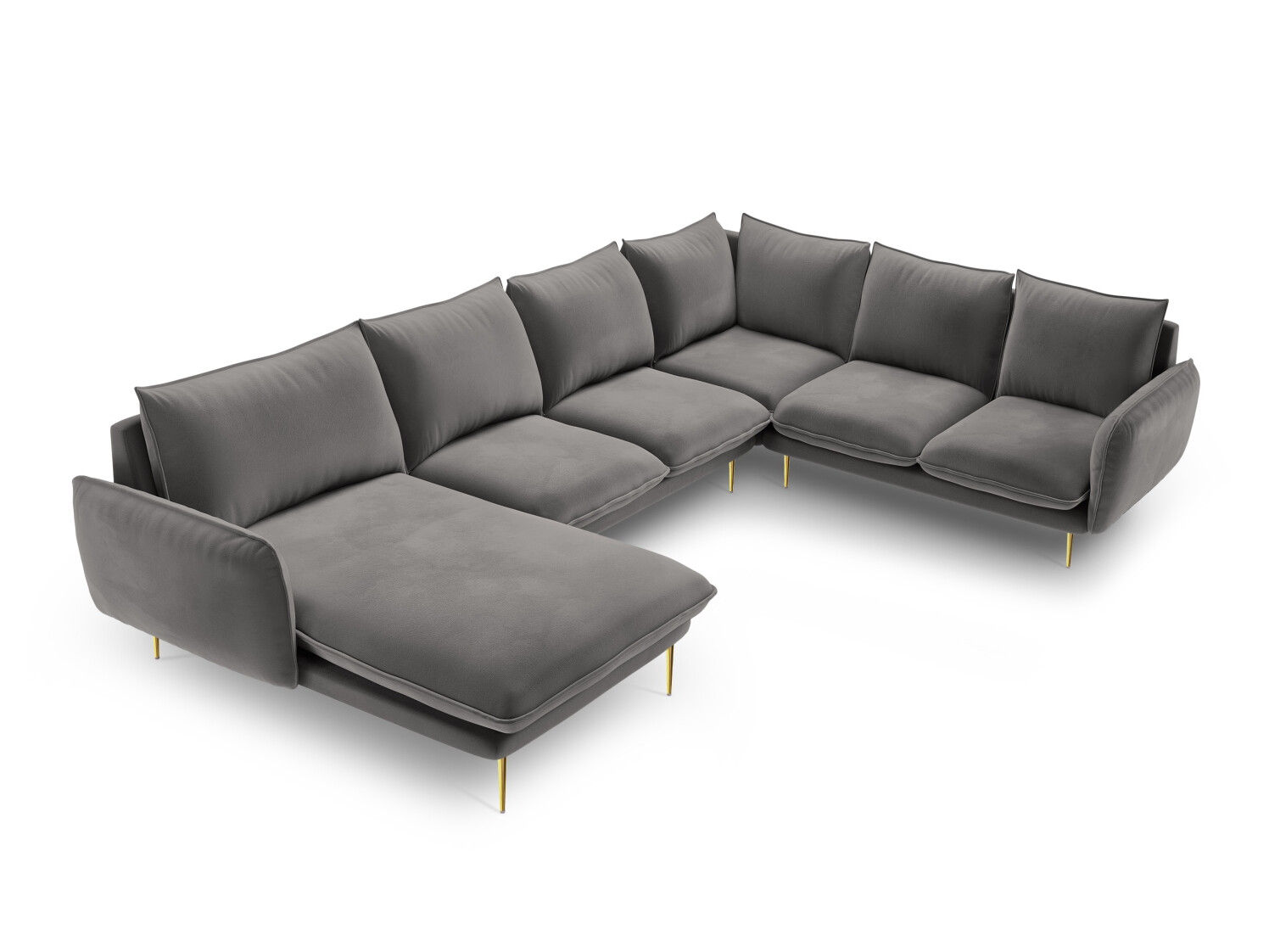 Ecksofa Ferlevi 135 (Bluvel 13)