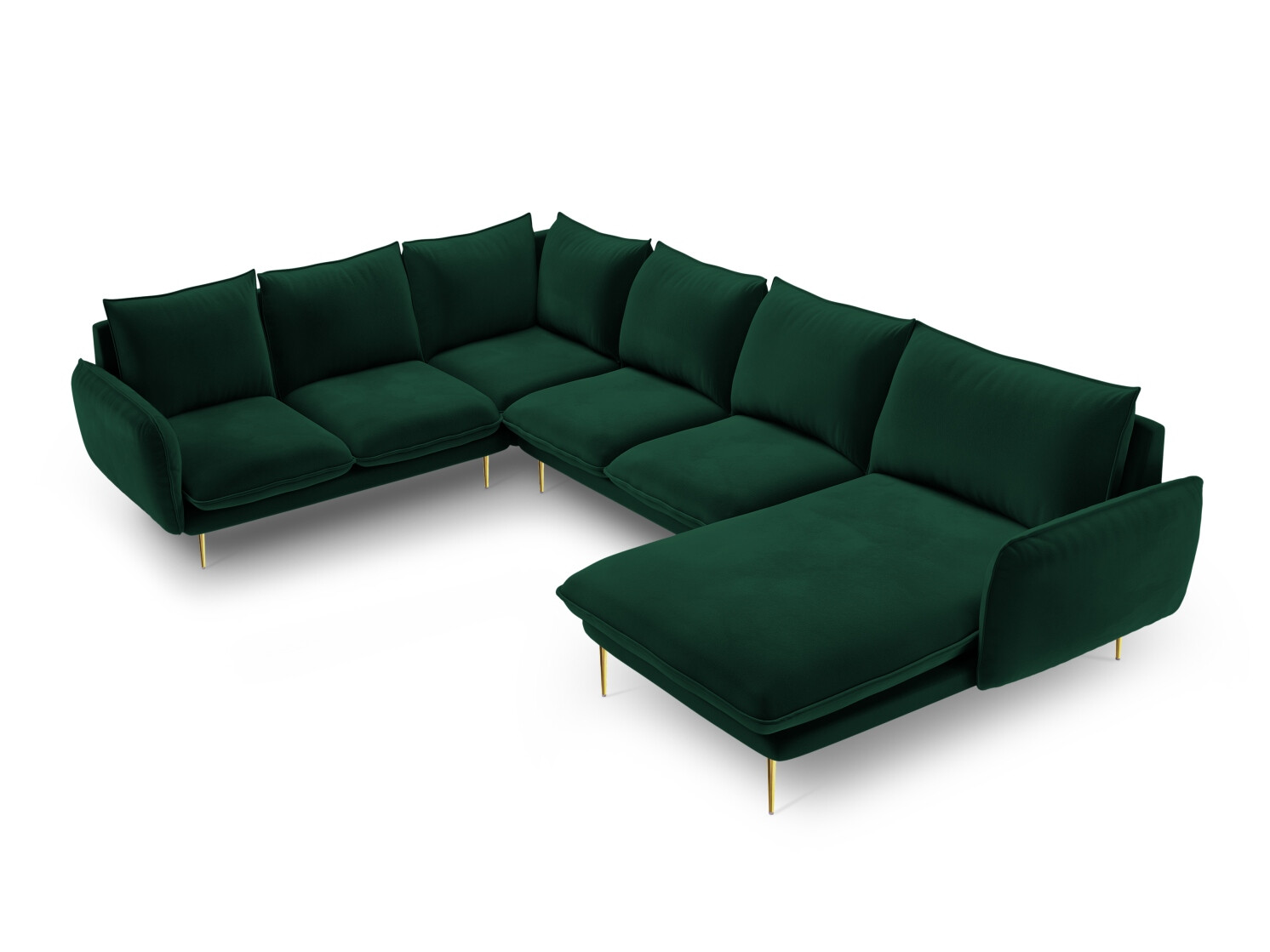 Ecksofa Ferlevi 135 (Bluvel 78)