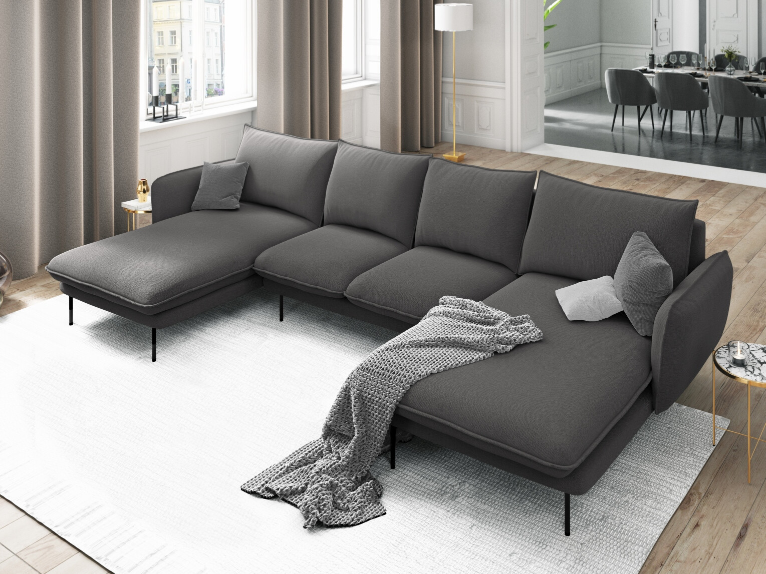 Ecksofa Ferlevi 118 (Positano 95)