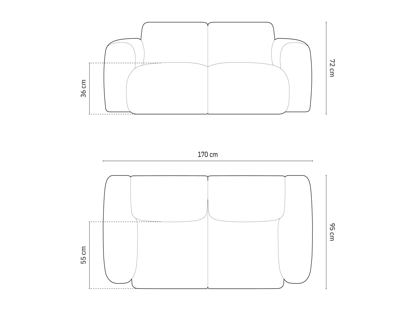 Sofa Talfere 102 (Casino Pearl)