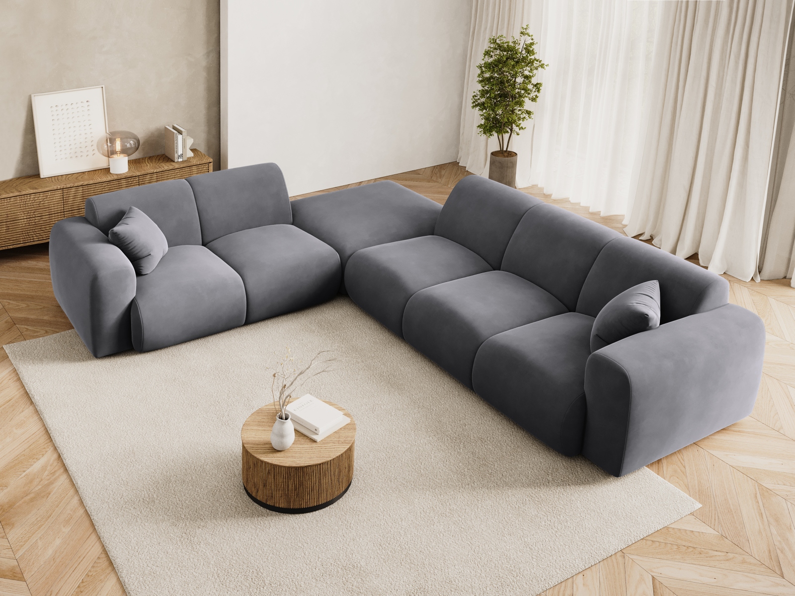 Ecksofa Talfere 106 (Casino Graphite)
