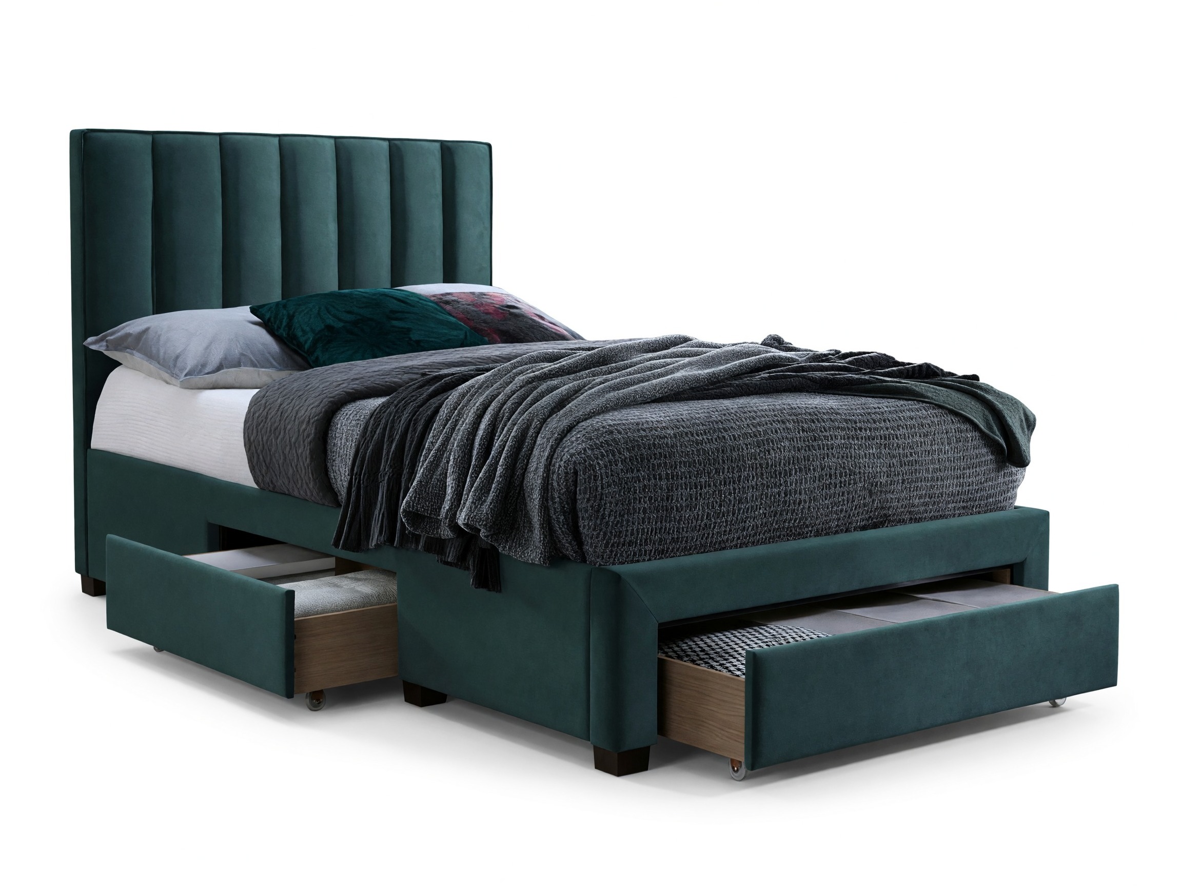 Bett Houston 2138 (Dunkelgrün)