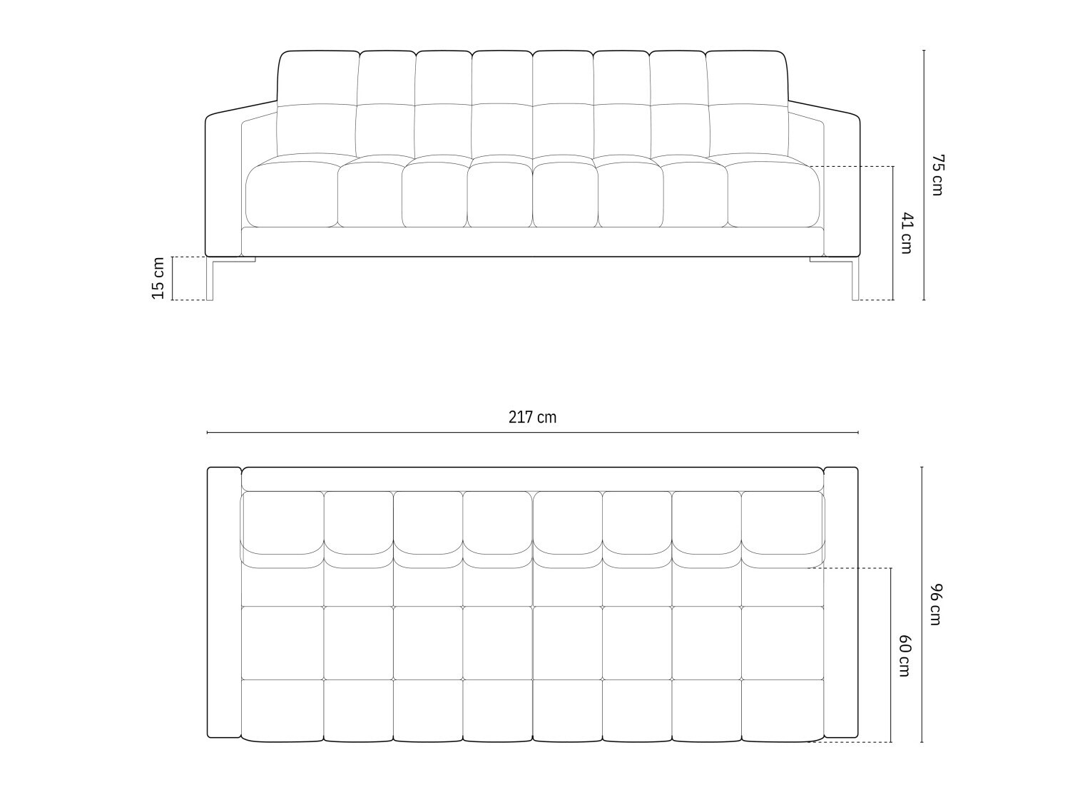 Sofa Calelbe 111 (Neve 39)