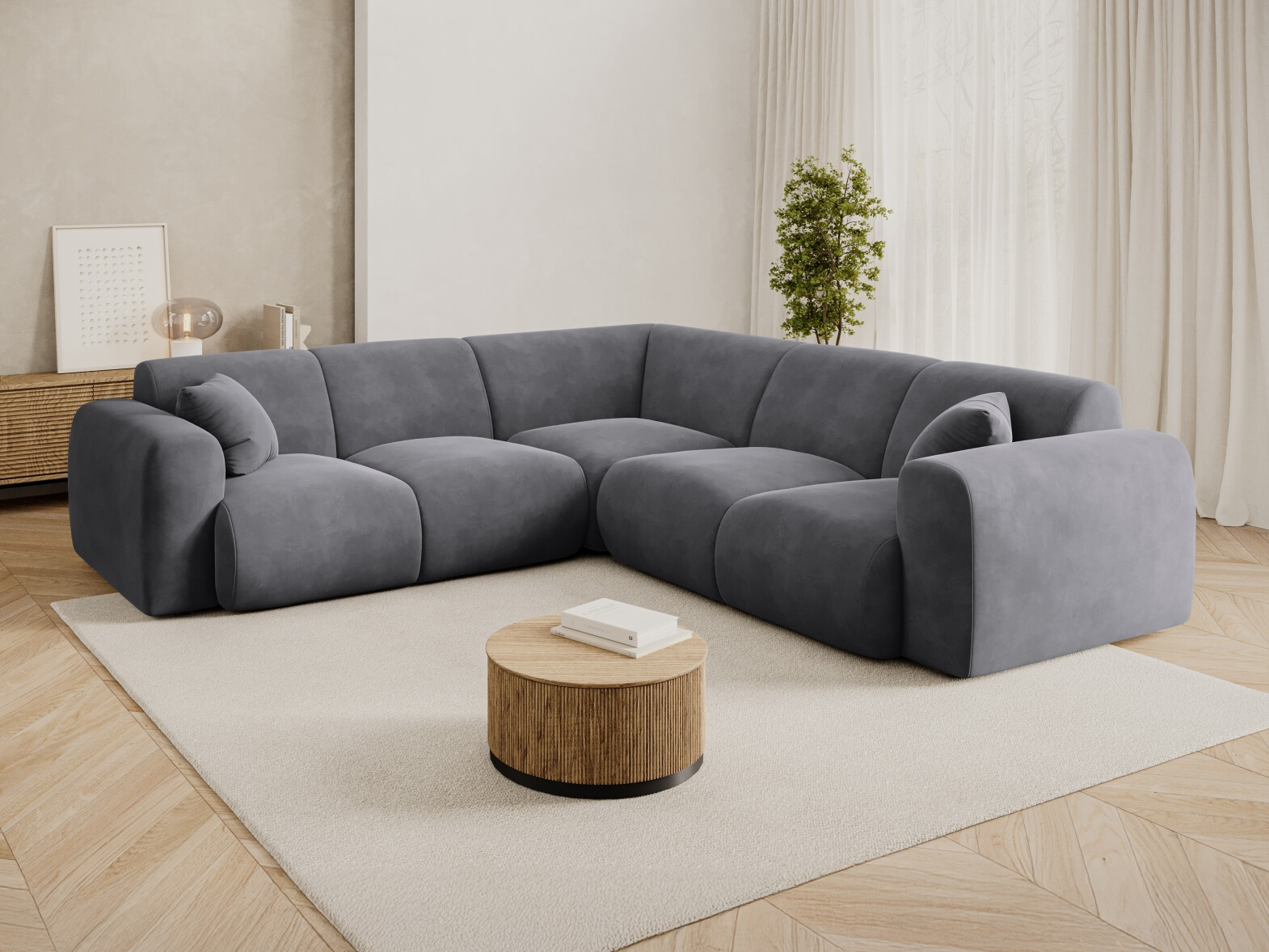 Ecksofa Talfere 108 (Casino Graphite)