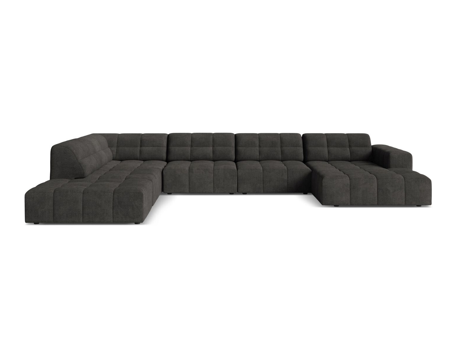 Ecksofa Venenoe 111 (Eden 20 Graphit)