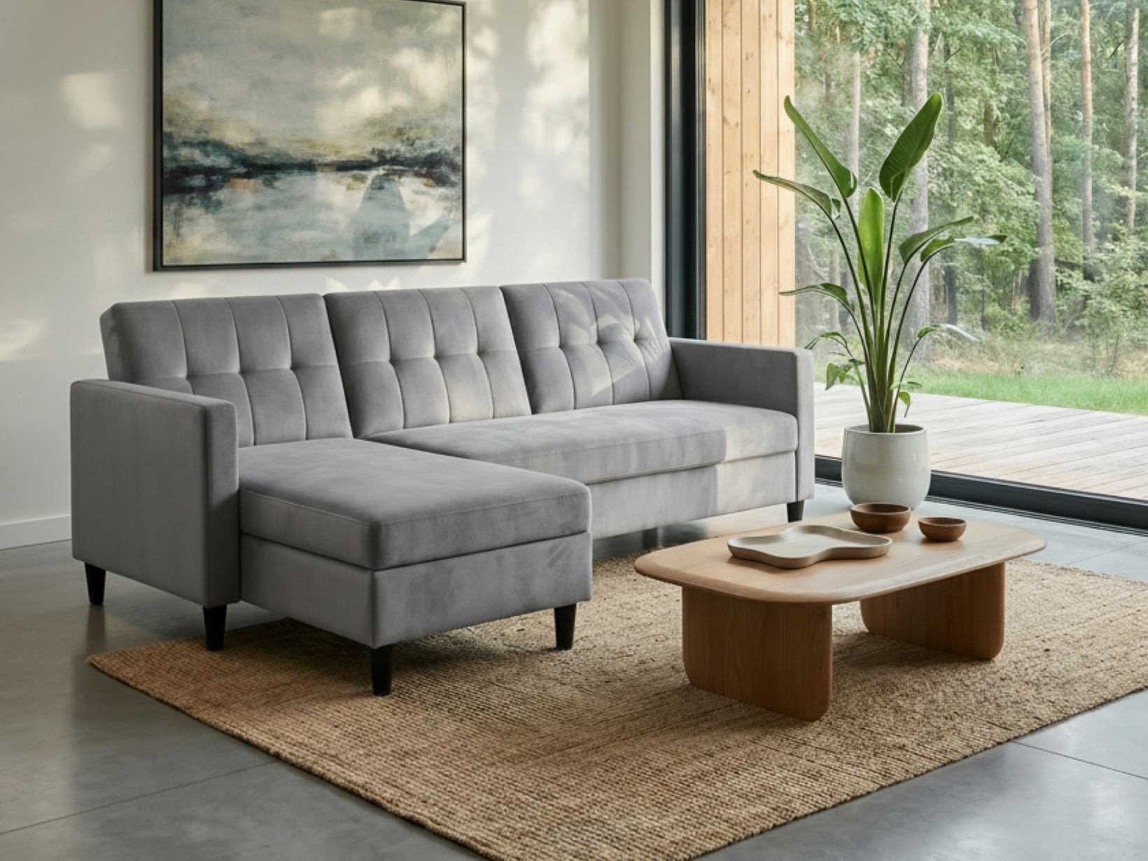 Ecksofa Tulsa 538 (Hellgrau)