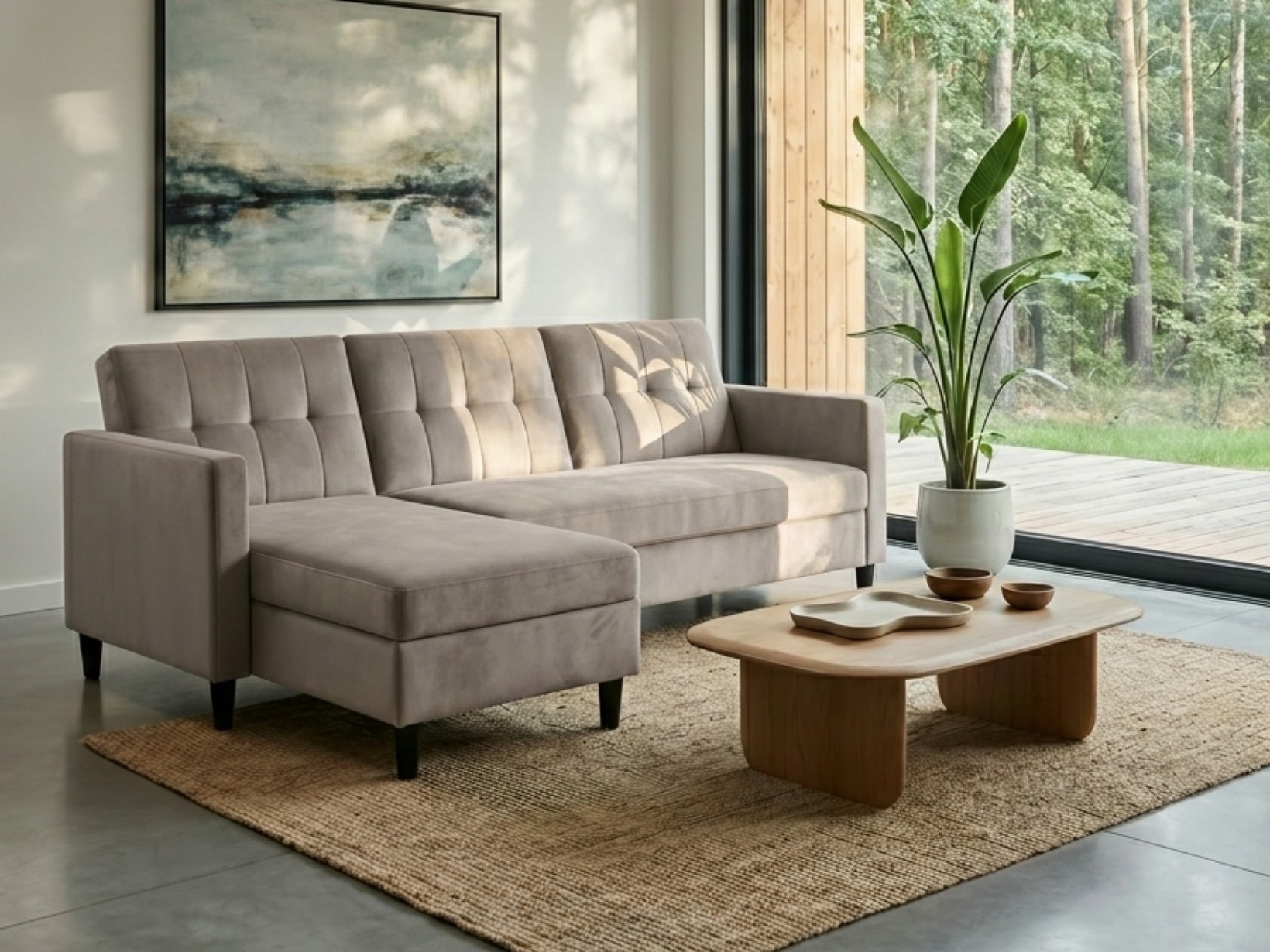 Ecksofa Tulsa 538 (Taupe)