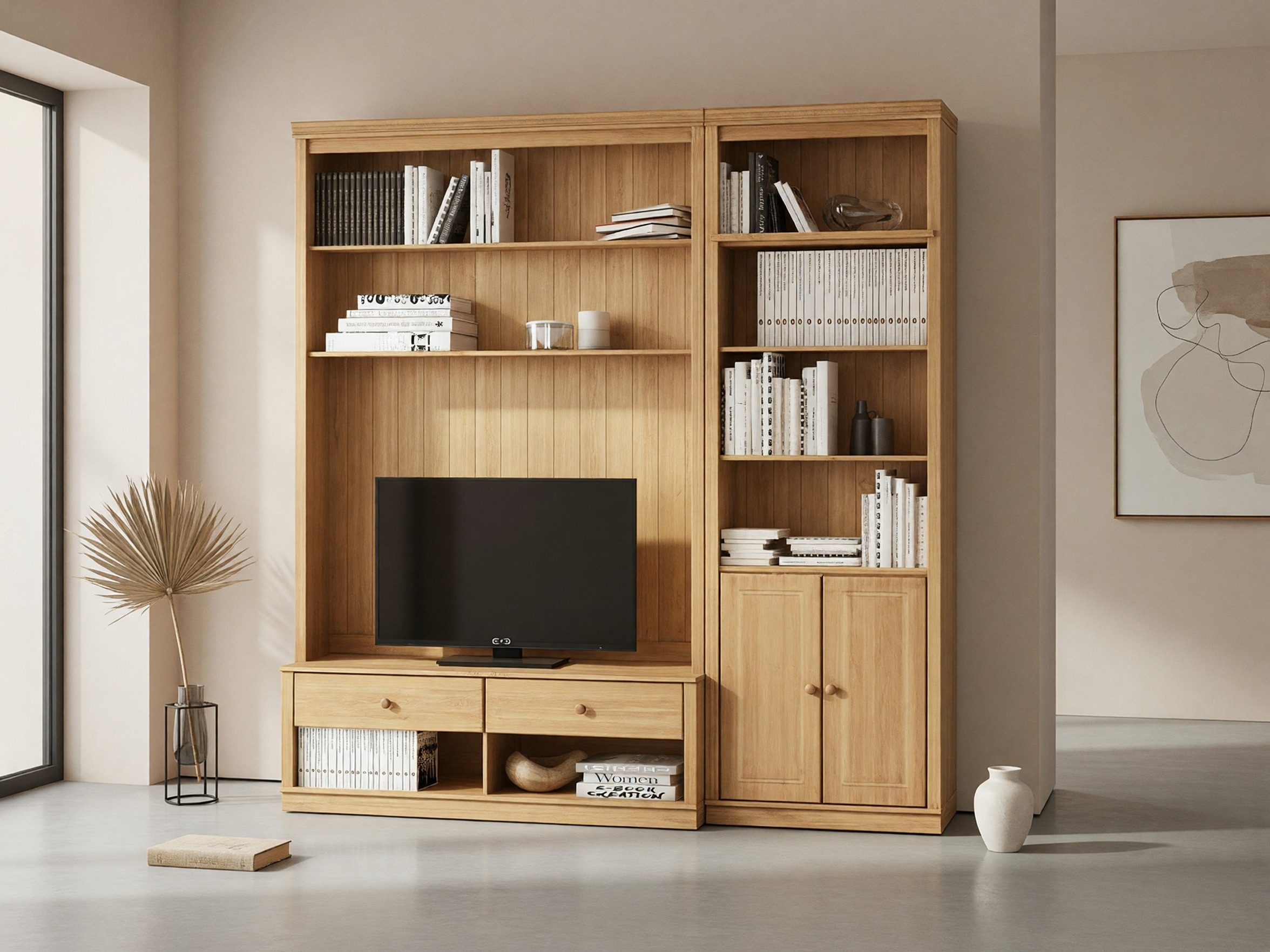 Wohnzimmer-Sets Saltoro 105 (Hellbraun)