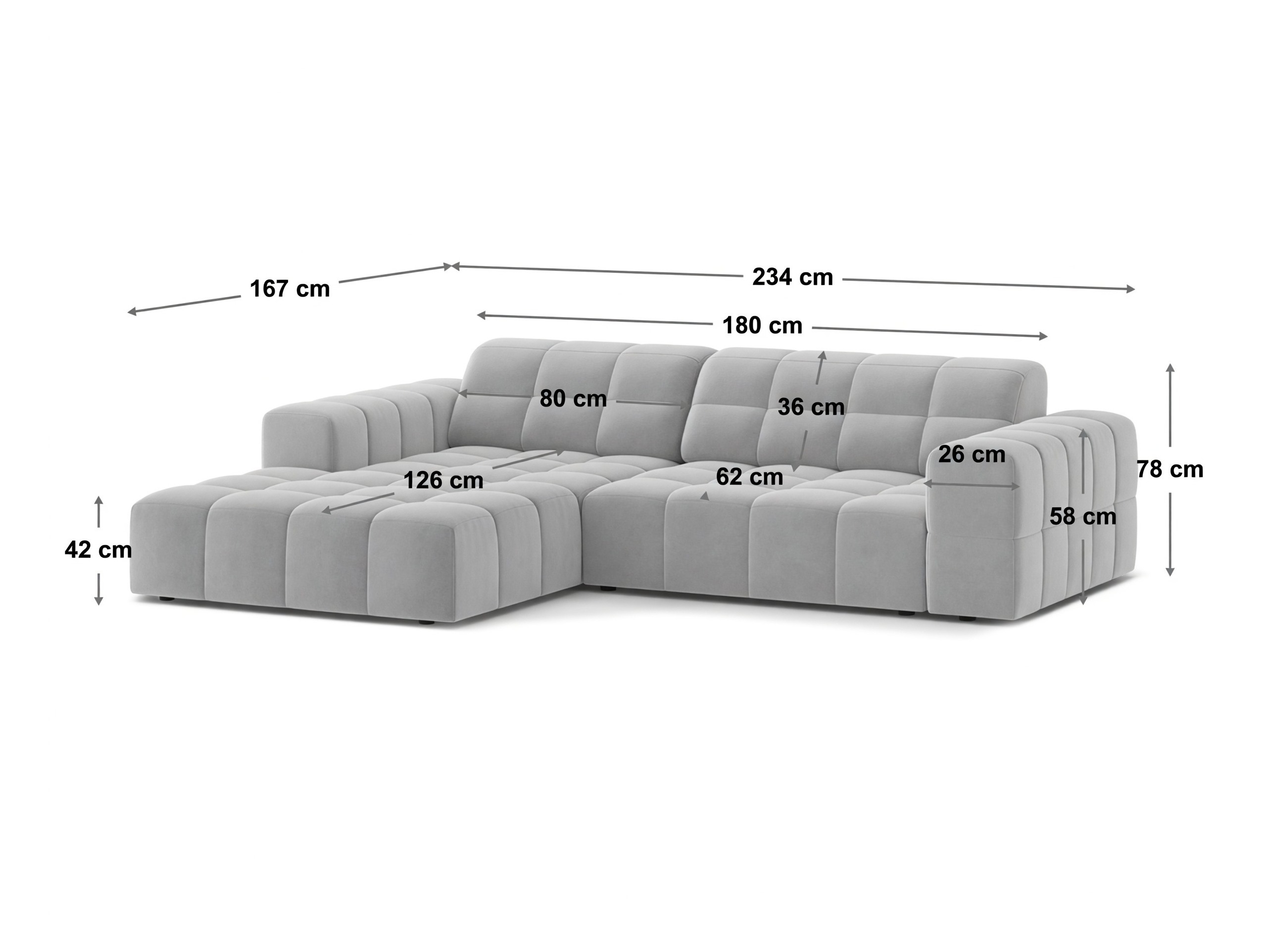 Ecksofa Venenoe 115 (Eden 02)