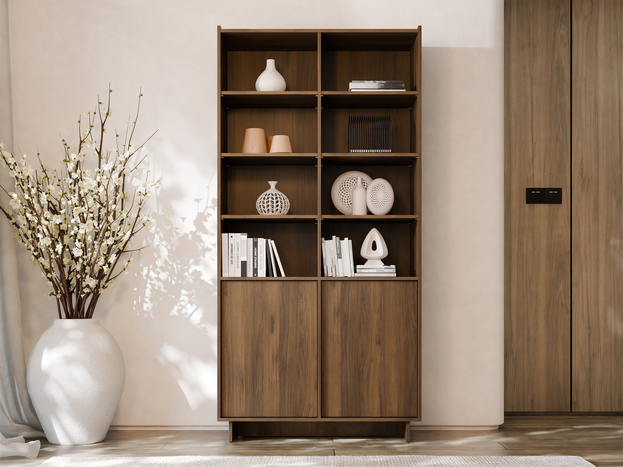 Regal Talcoro 103 (Walnussholzoptik)