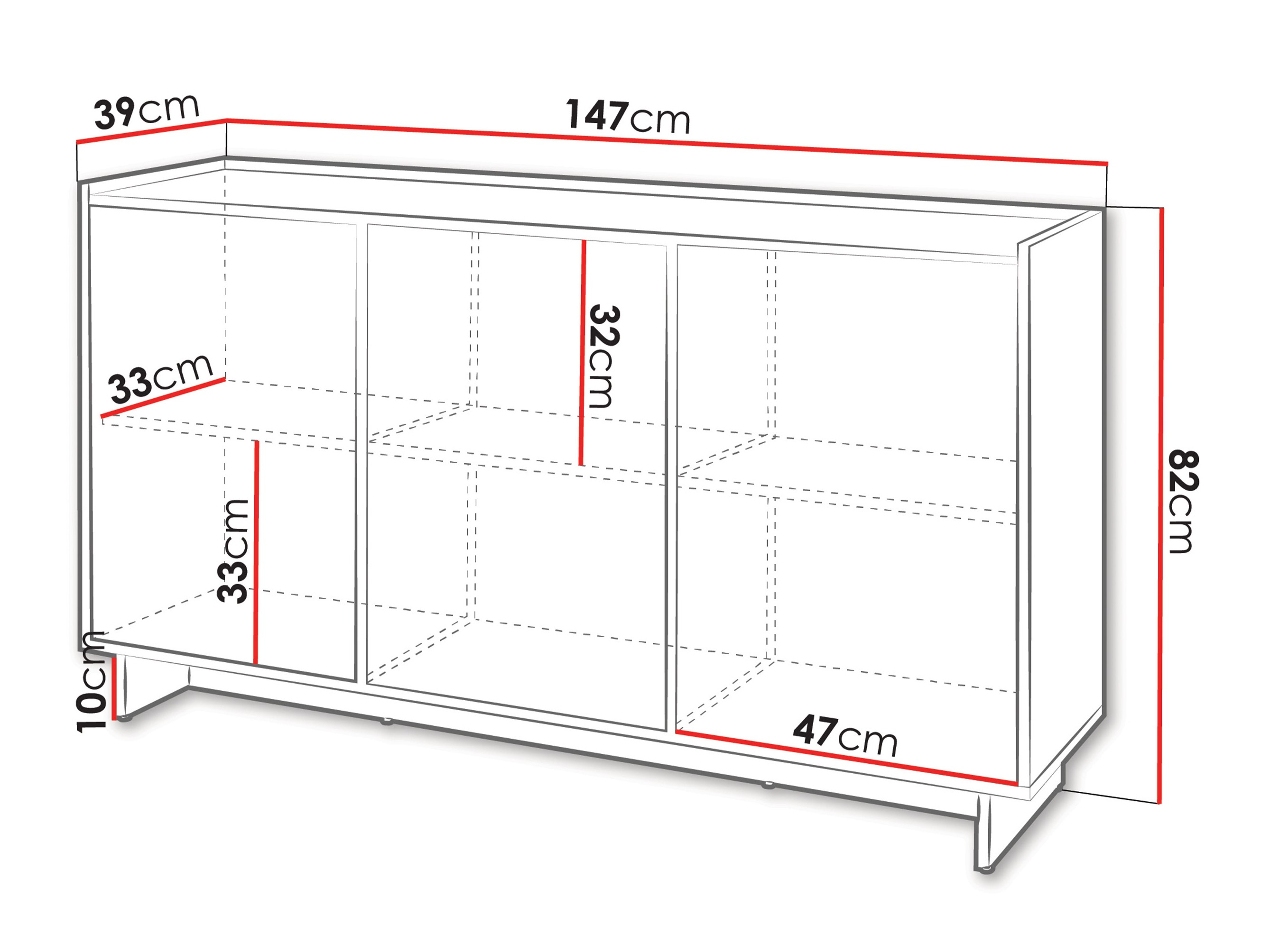 Sideboard Pirum (Kaschmir)
