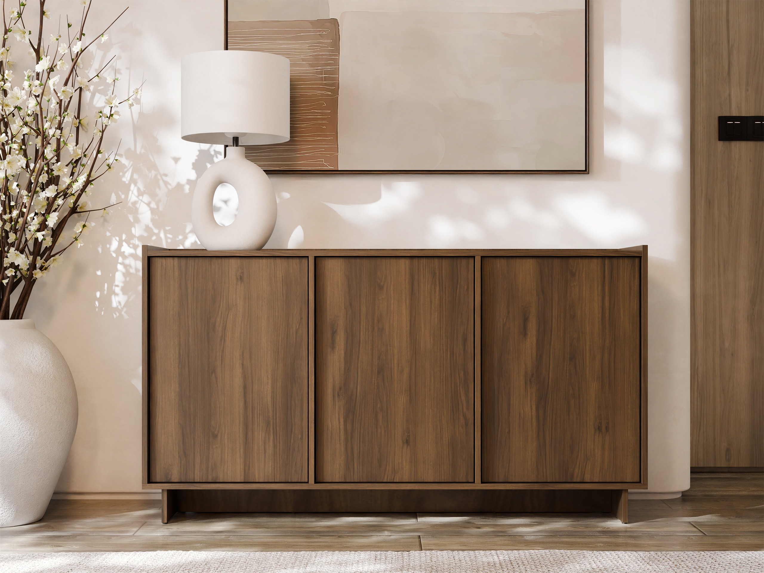 Sideboard Pirum (Walnussholzoptik)