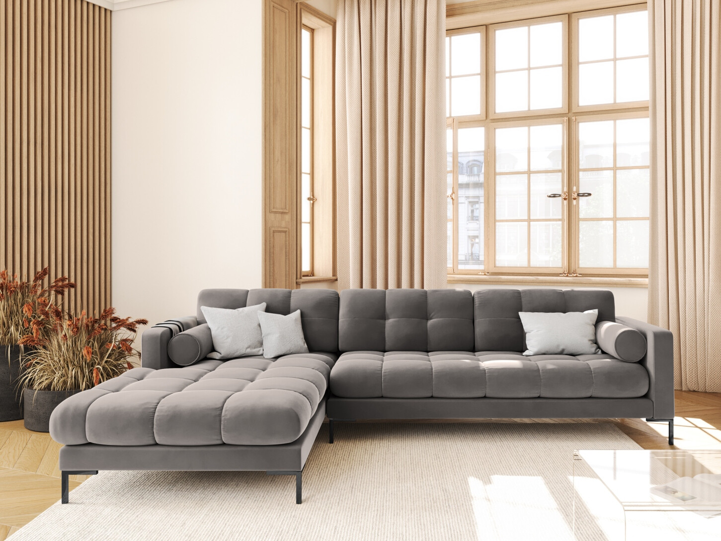 Ecksofa Calelbe 115 (Bluvel 13)