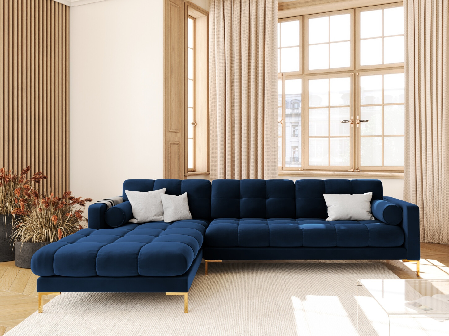 Ecksofa Calelbe 115 (Bluvel 89)