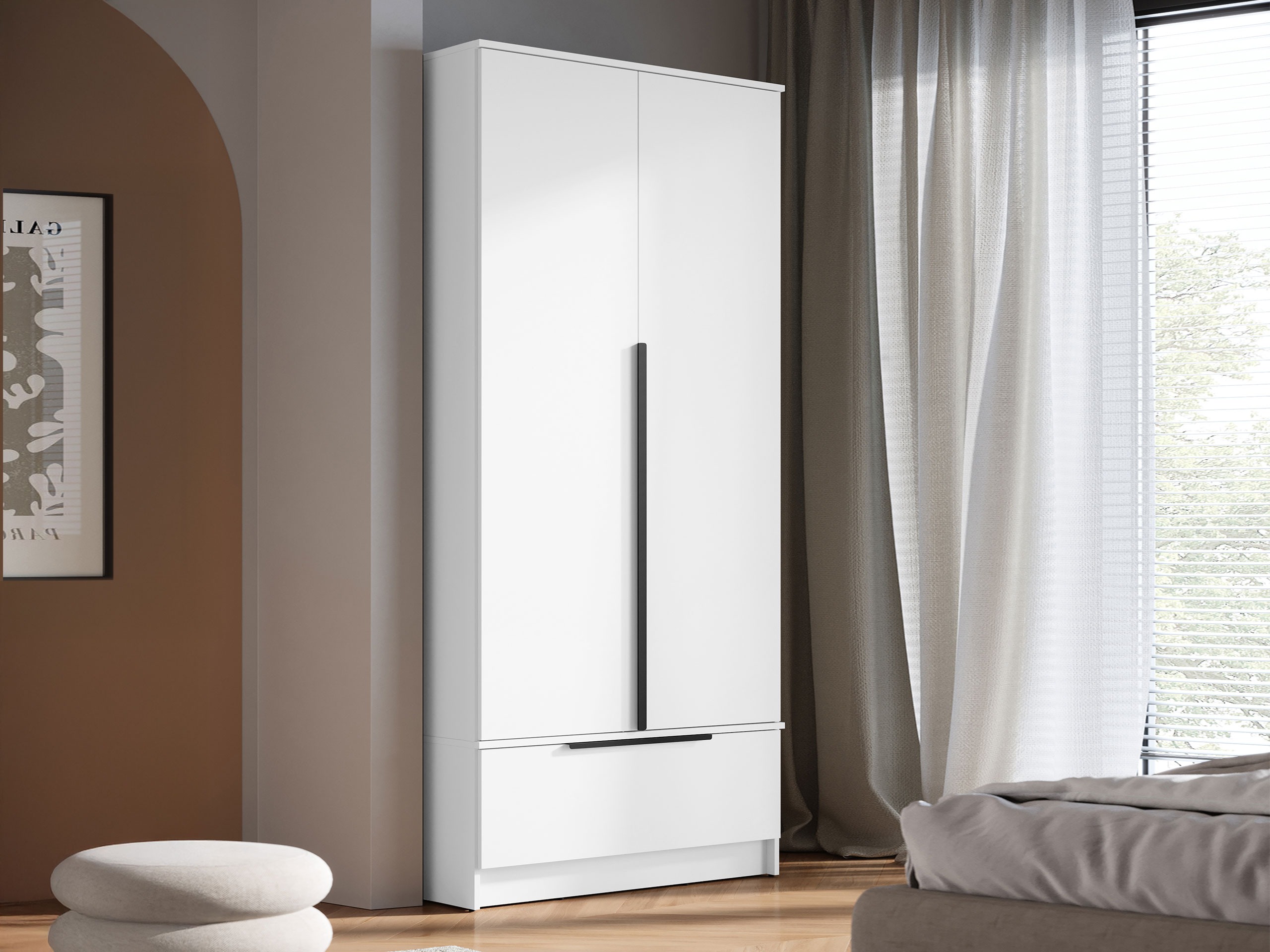 Kleiderschrank Sarasota 200 (Weiss)