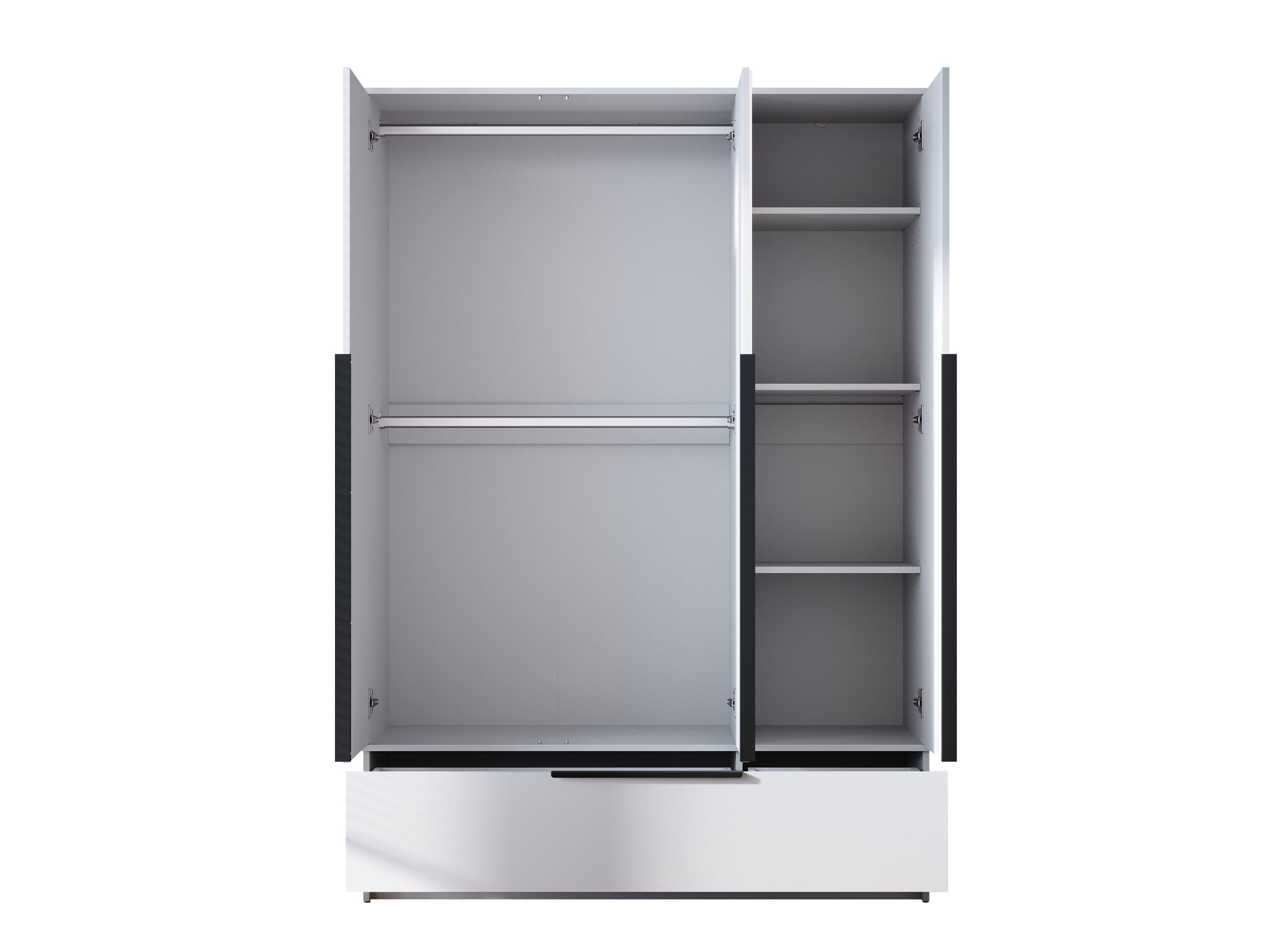 Kleiderschrank Sarasota 201 (Weiss)