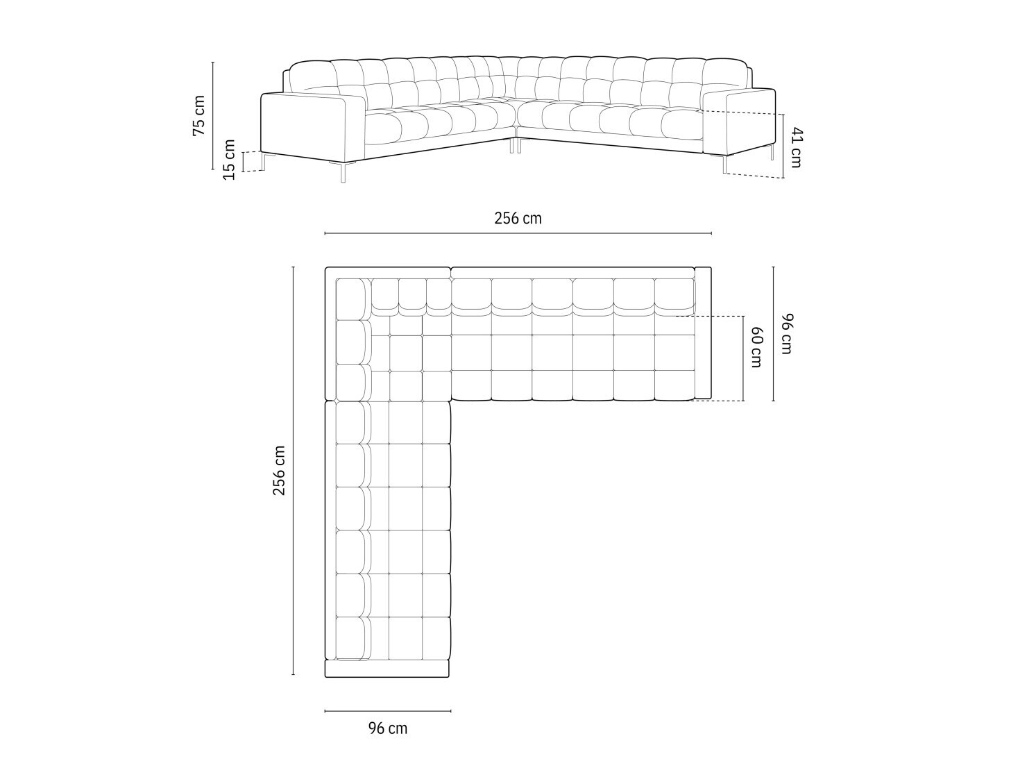 Ecksofa Calelbe 118 (Neve 02)