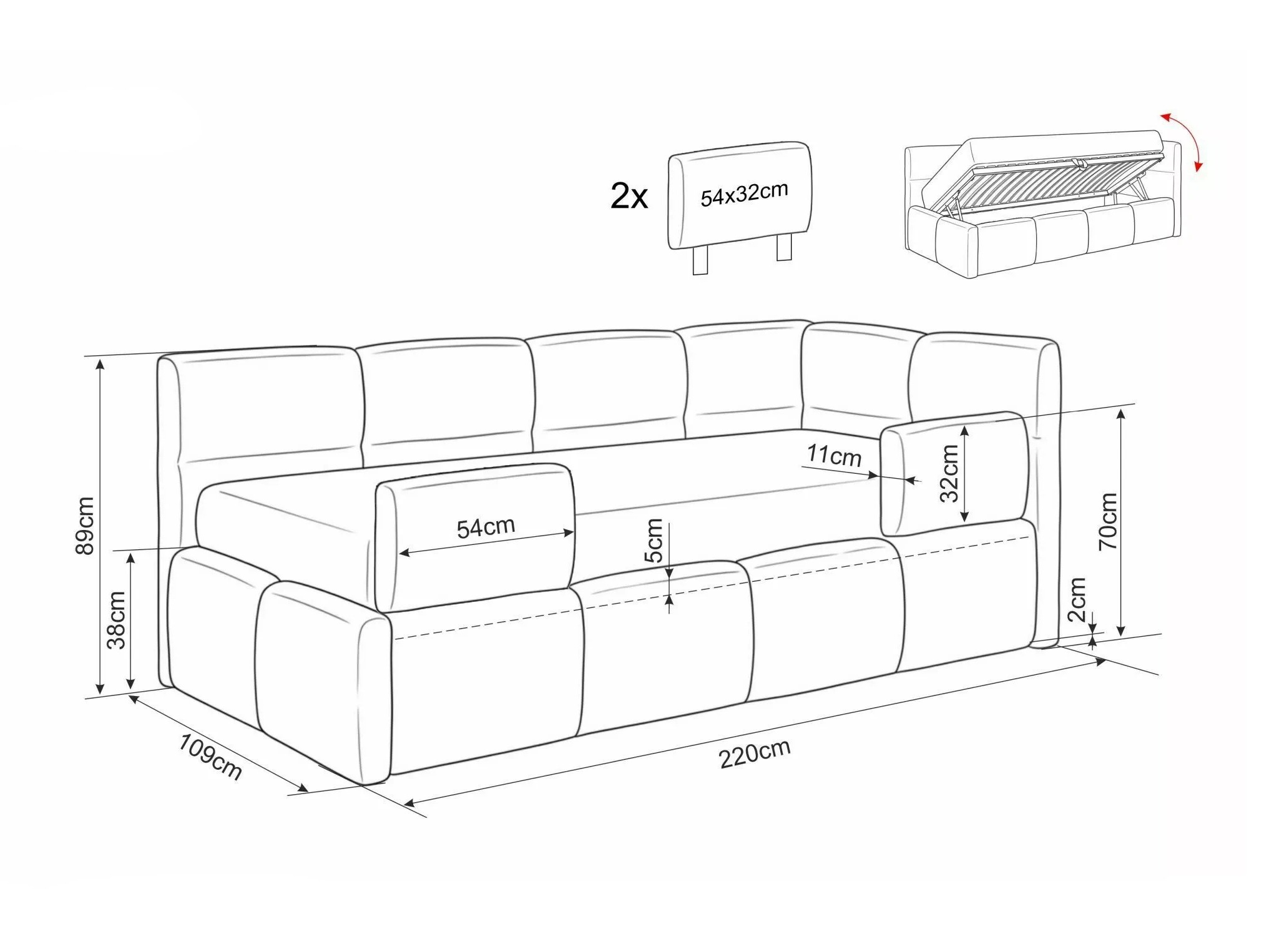 Bett Detroit 958 (Raven 24)