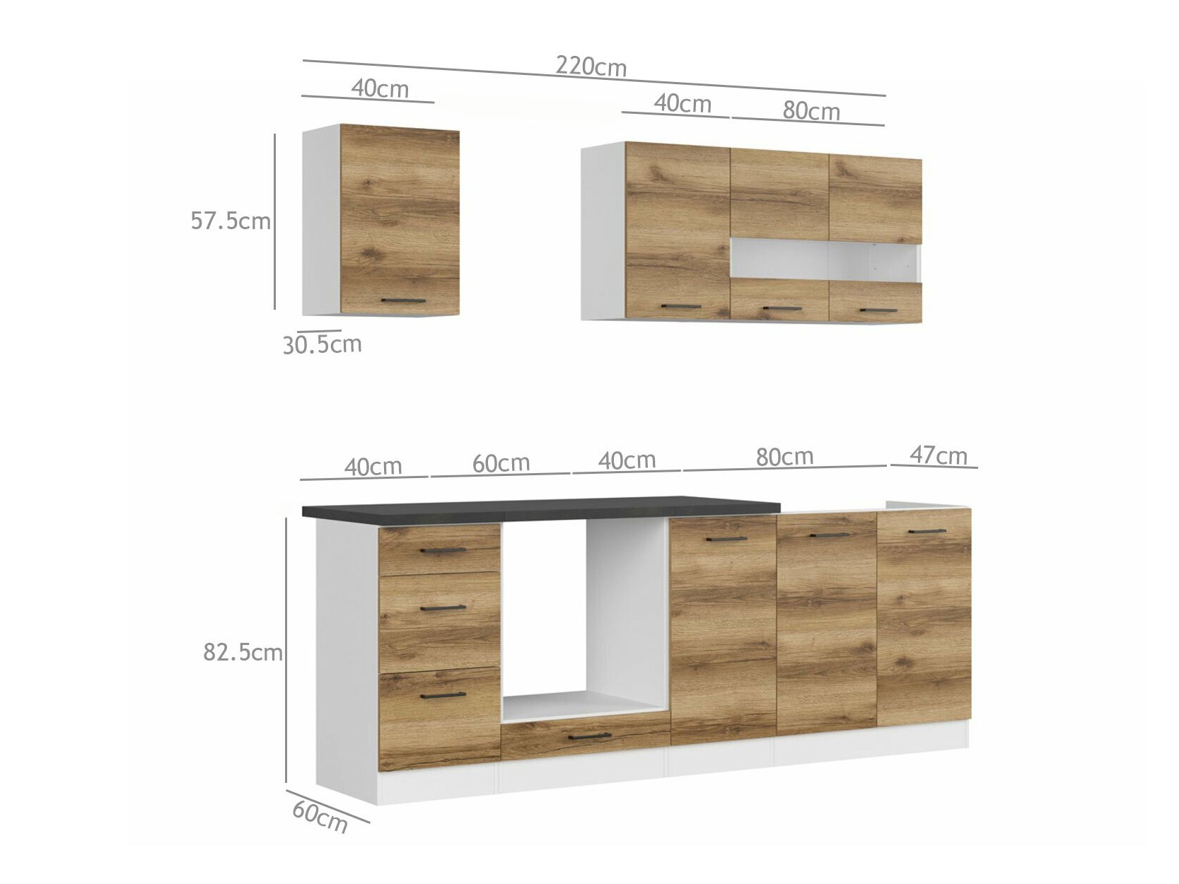 Modulares Küchenset Dela 114